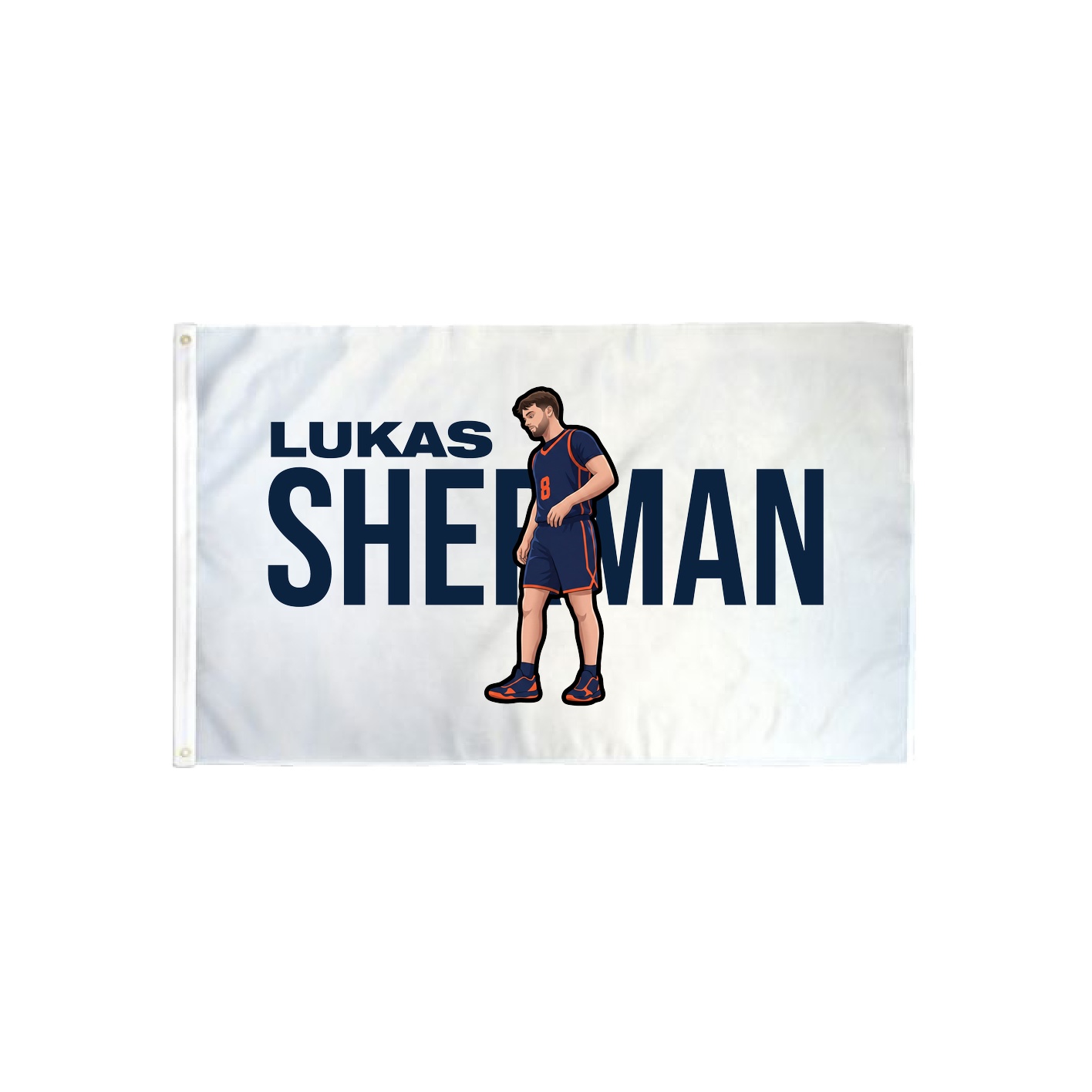 3x5 Flag — Player Name in Classic