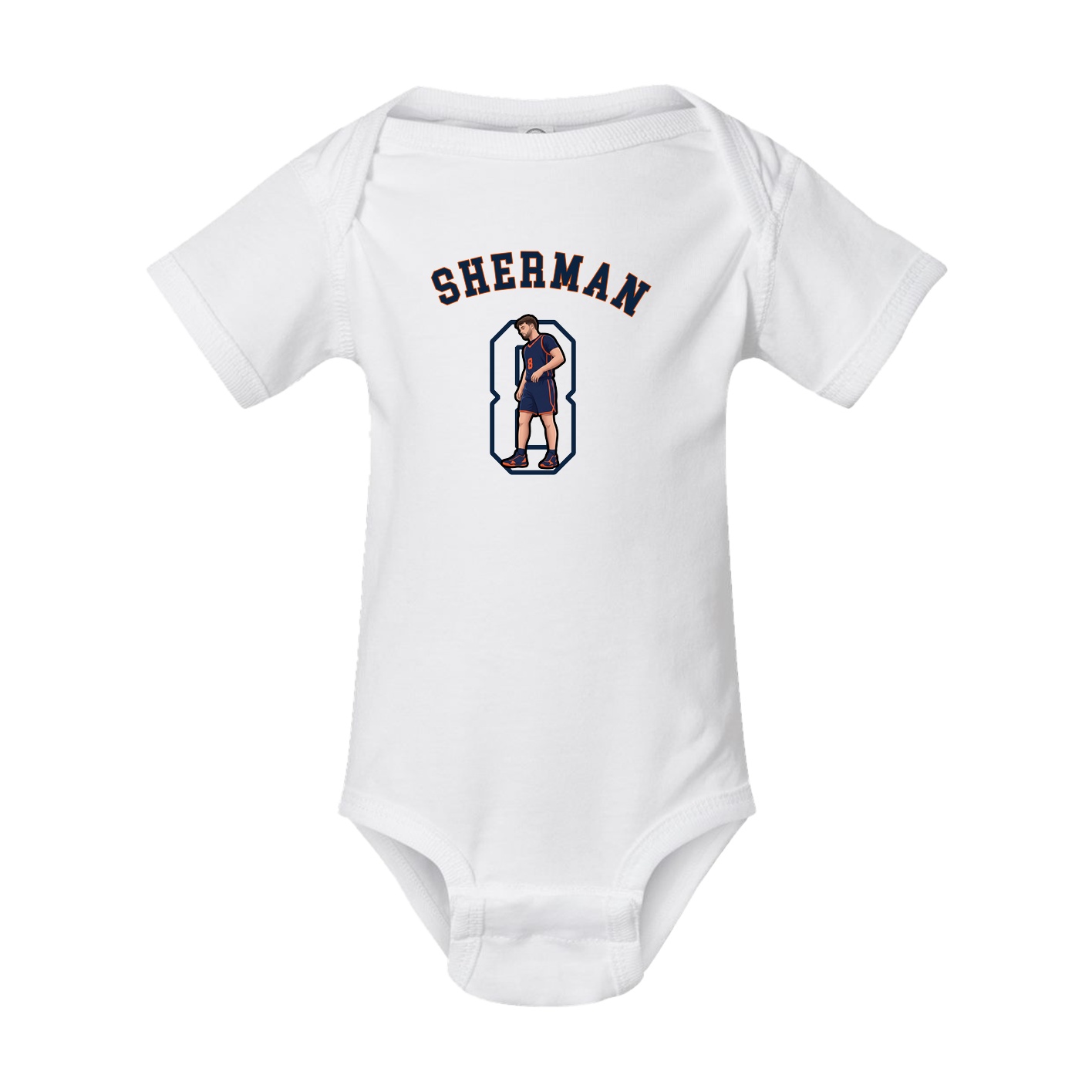 Baby Onesie — Shirsey Arch in White