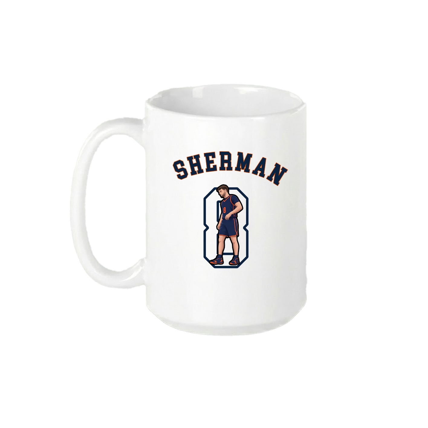 15oz Coffee Mug — Shirsey Arch in White