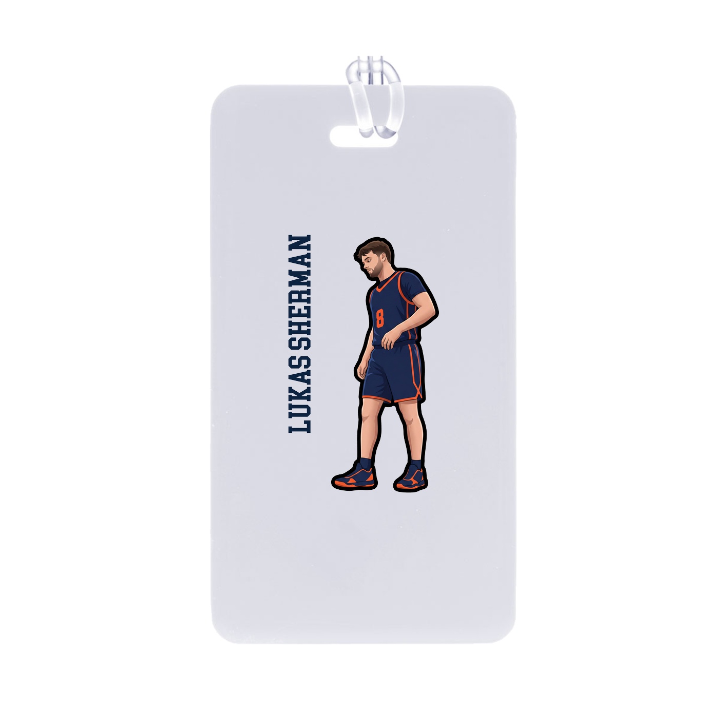 Bag Tag — Name Vertical in Classic