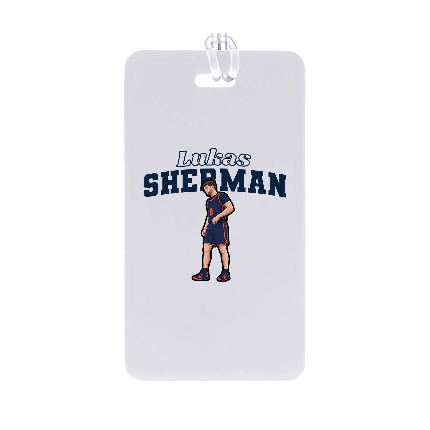 Bag Tag — Name Arch in Classic