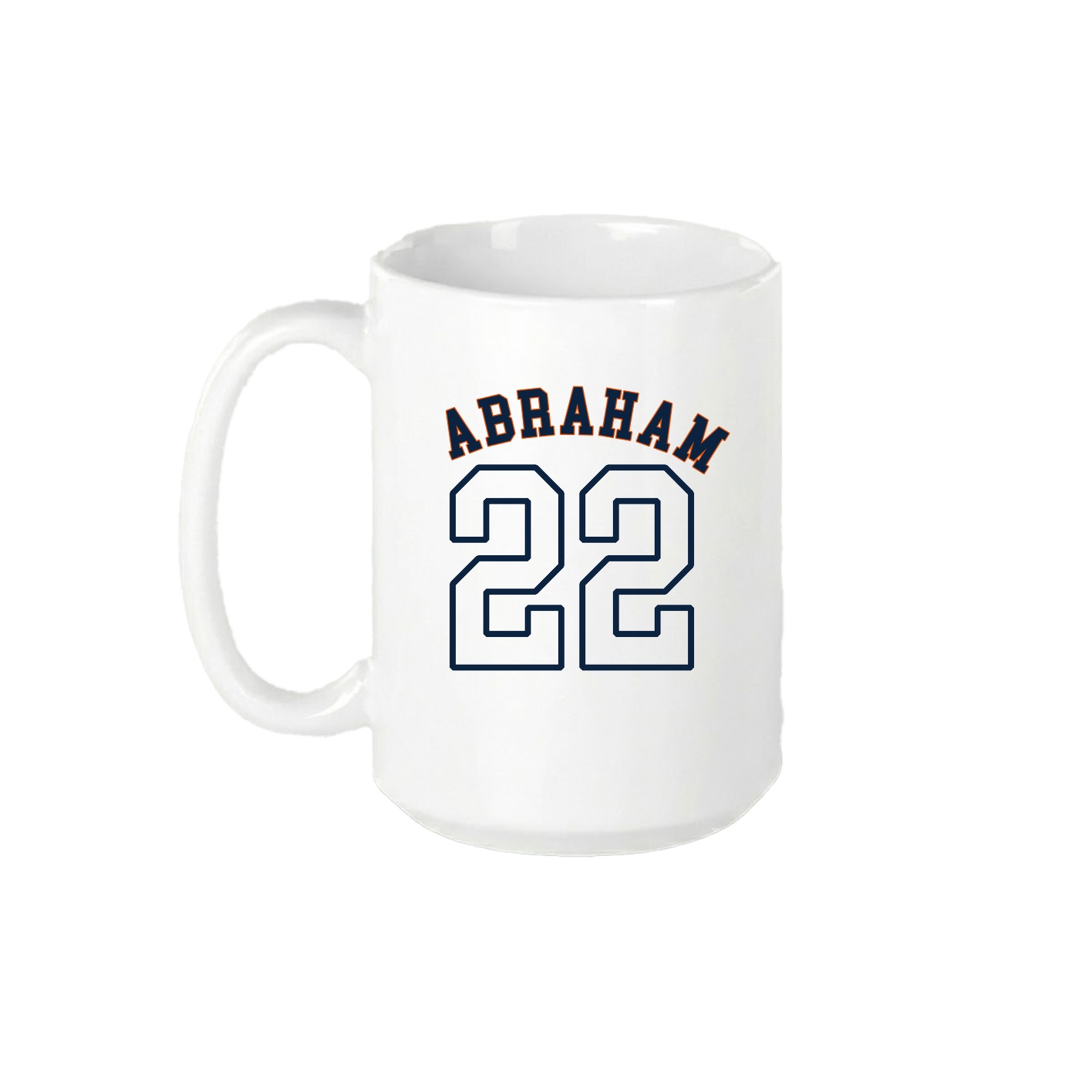15oz Coffee Mug — Shirsey Arch in White