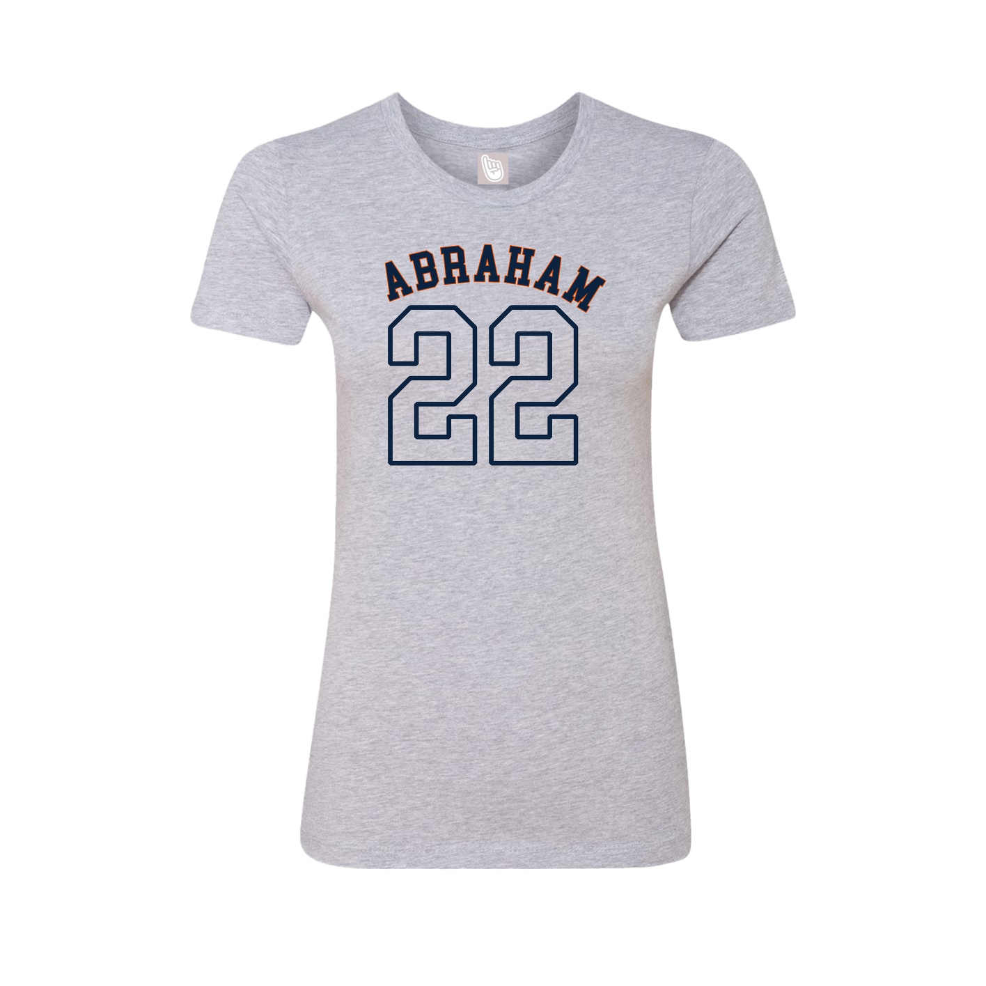 Fitted Women's Tee — Shirsey Arch in Grey