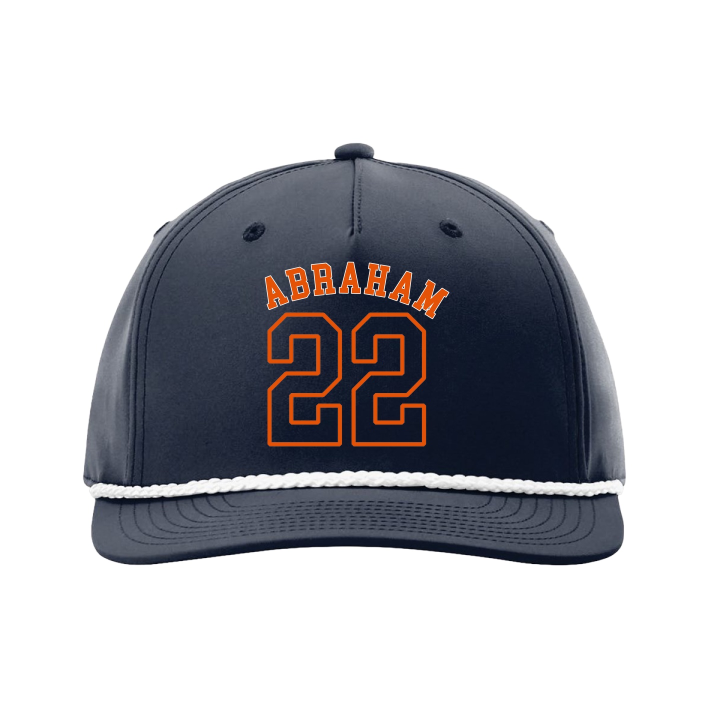 Five-Panel Classic Rope Cap — Shirsey Arch in Navy