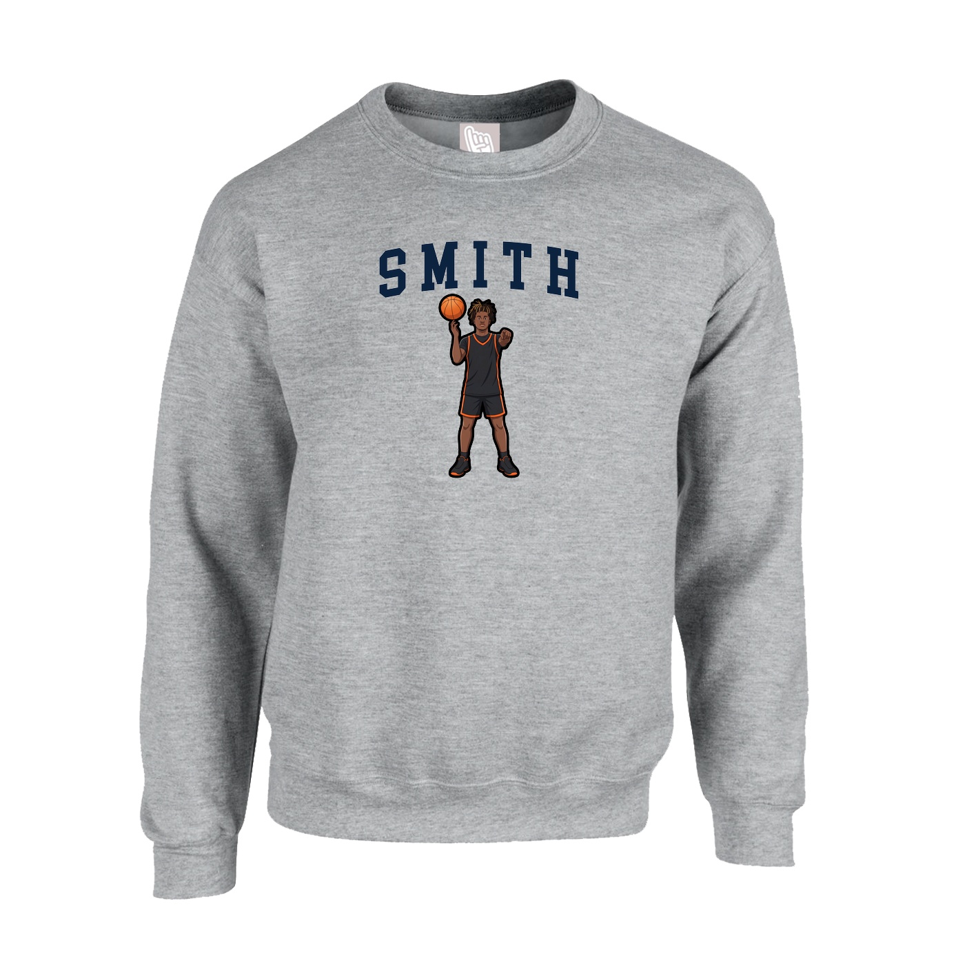 Fleece Crew — Shirsey in Grey