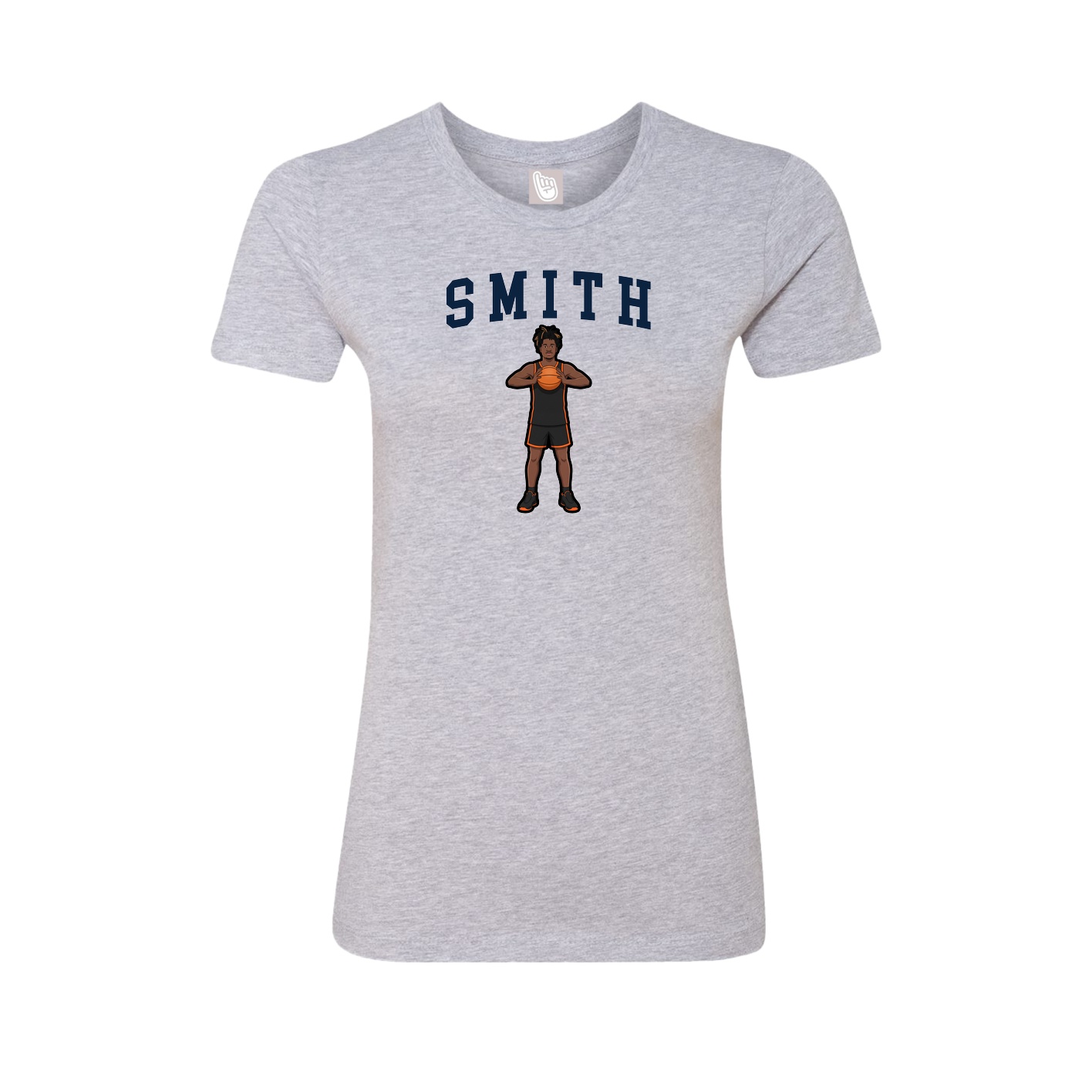 Fitted Women's Tee — Shirsey in Grey