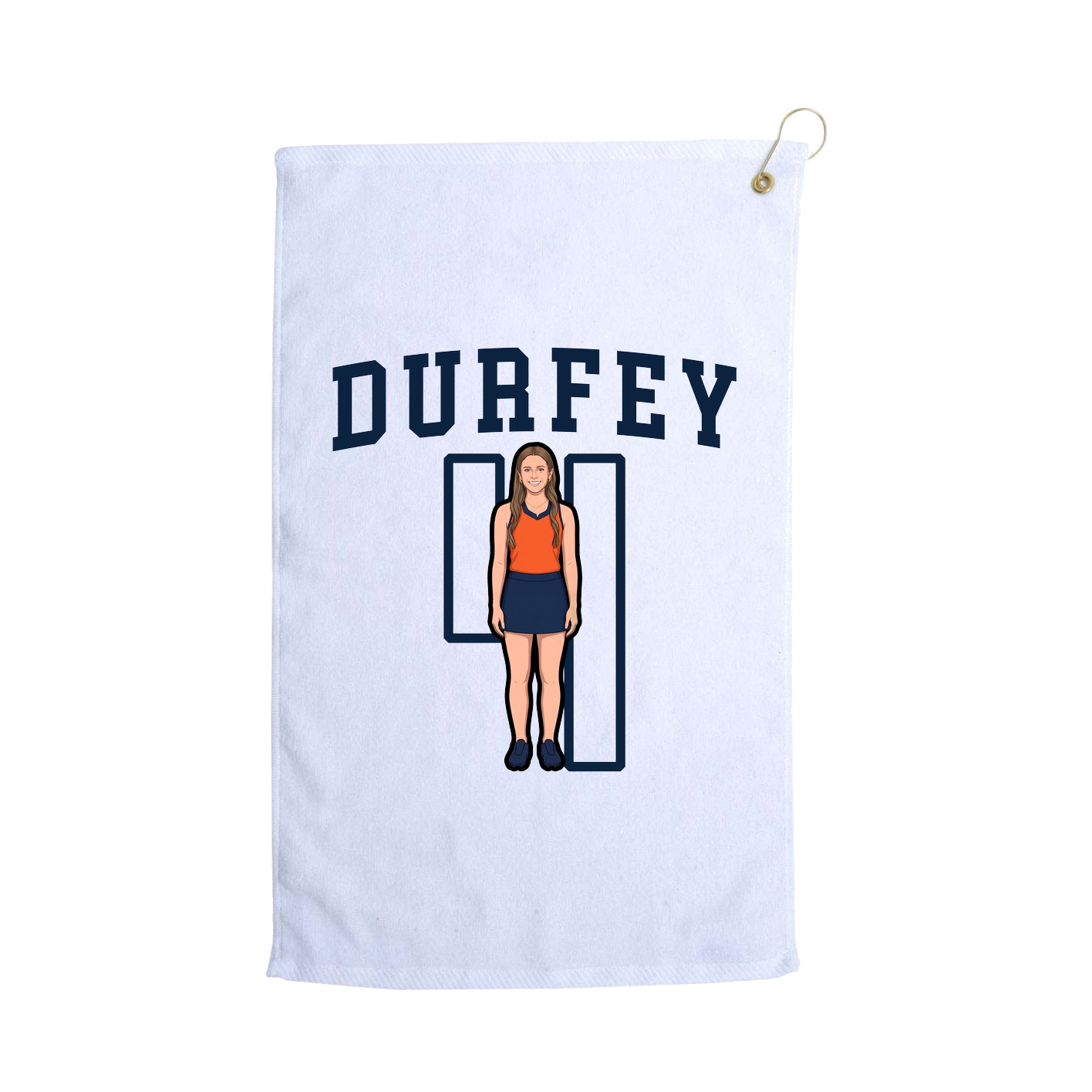 Golf Towel — Shirsey in White