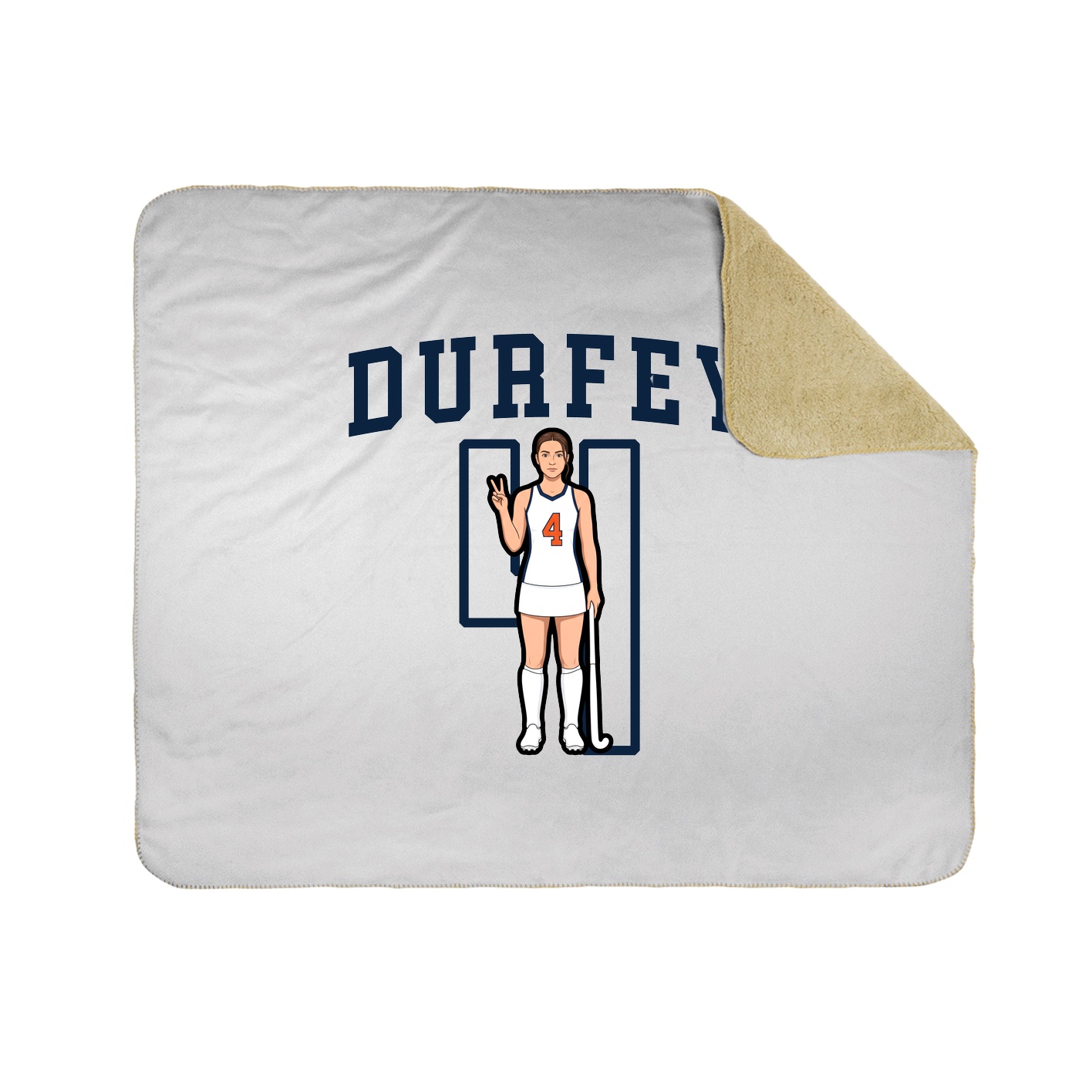Throw Blanket — Shirsey in White