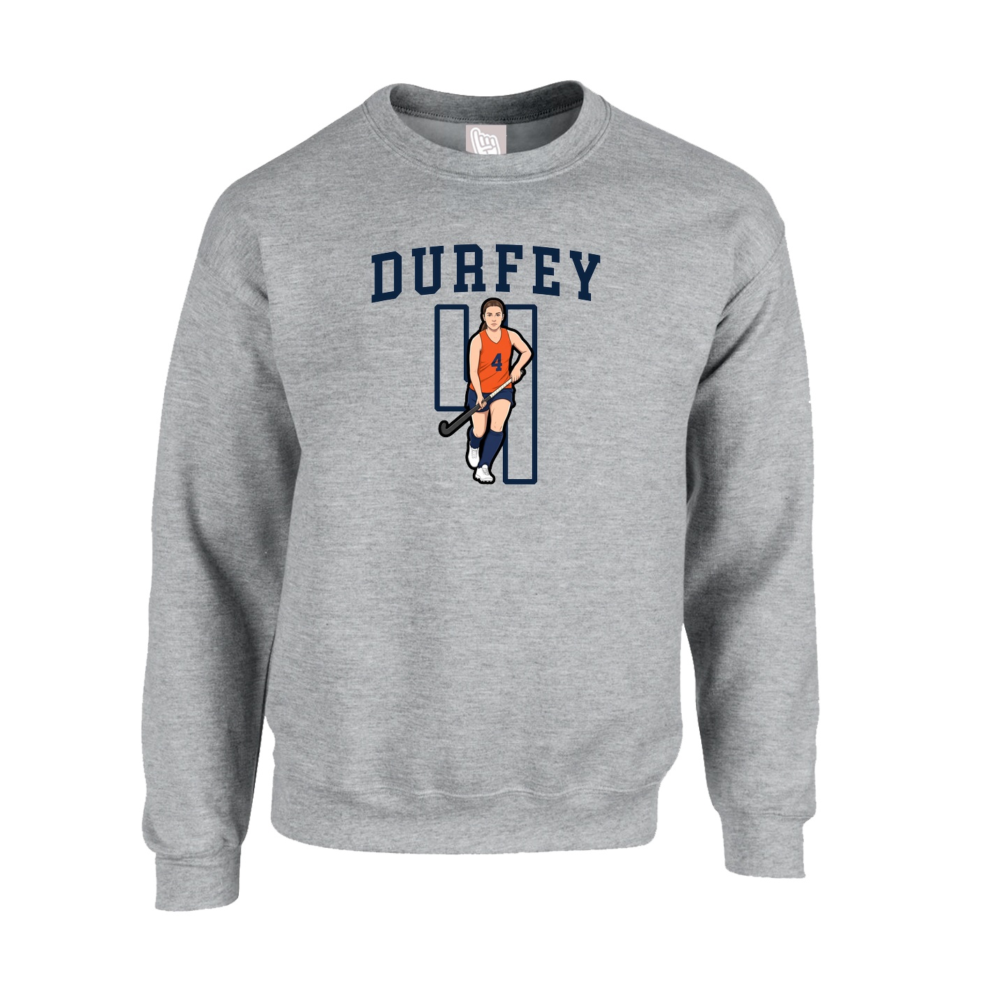 Fleece Crew — Shirsey in Grey