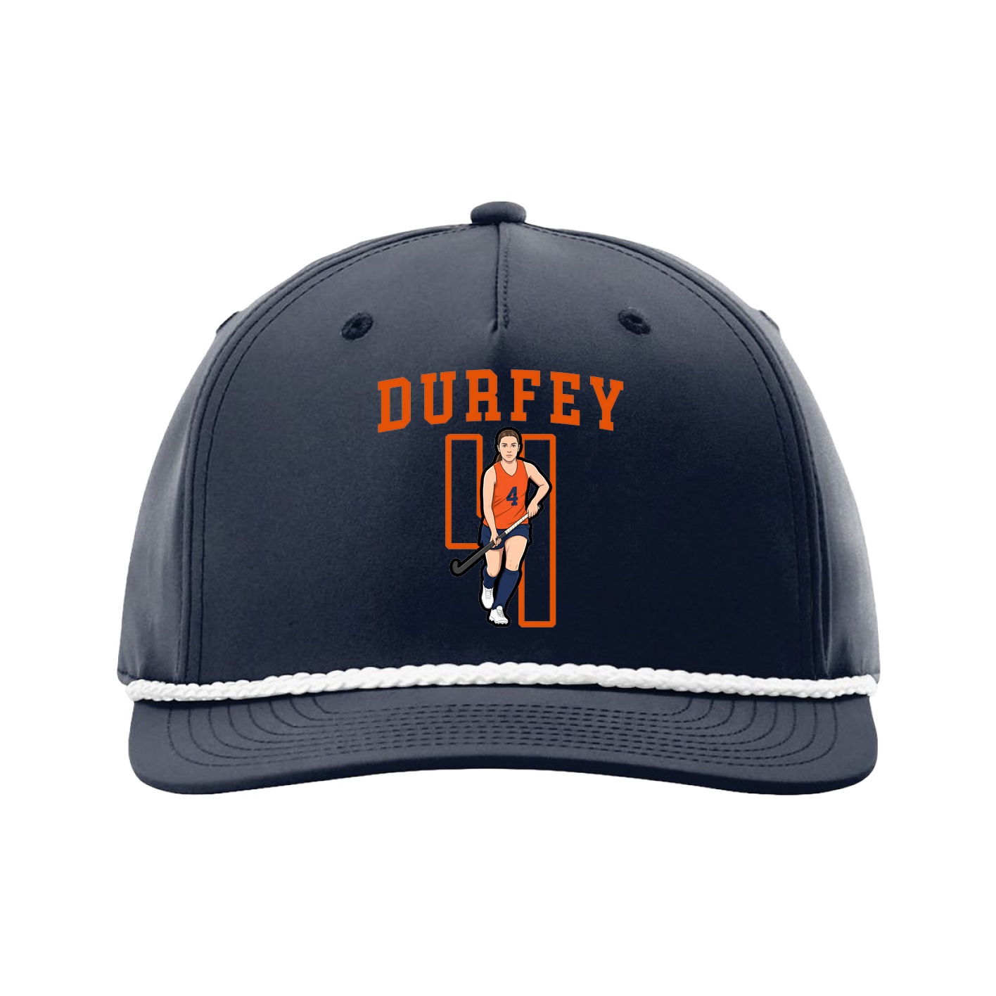 Five-Panel Classic Rope Cap — Shirsey in Navy