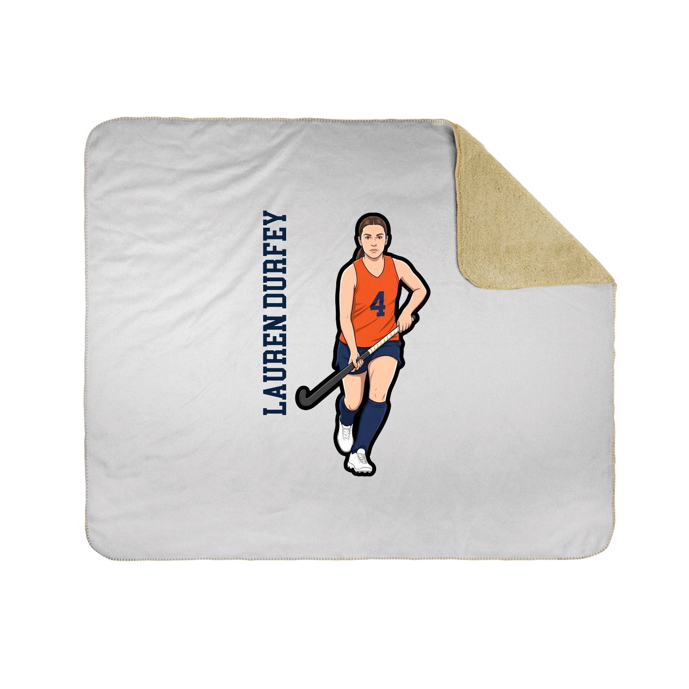 50x60 Sherpa Lined Throw Blanket
