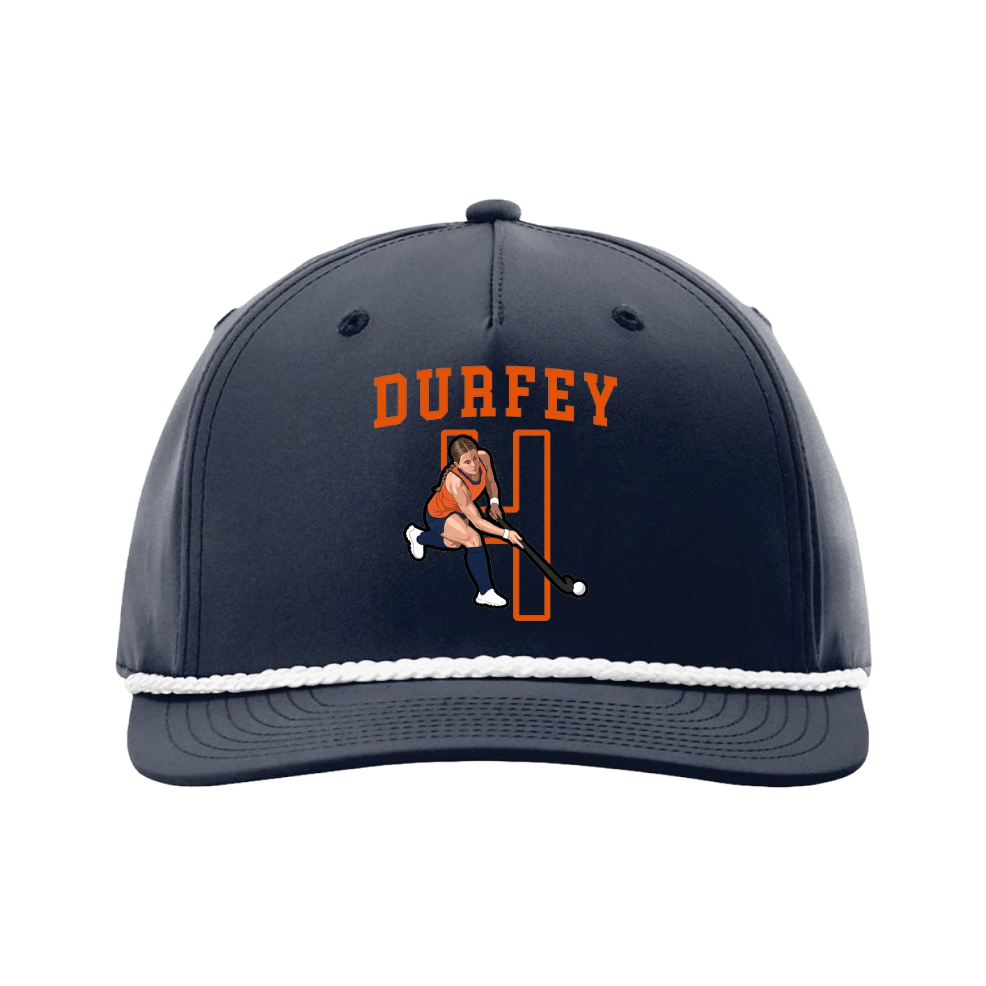 Five-Panel Classic Rope Cap — Shirsey in Navy