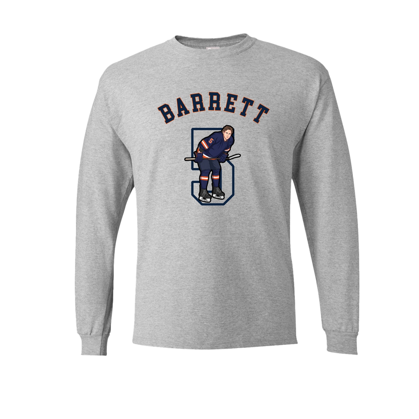 Long Sleeve Tee — Shirsey Arch in Grey
