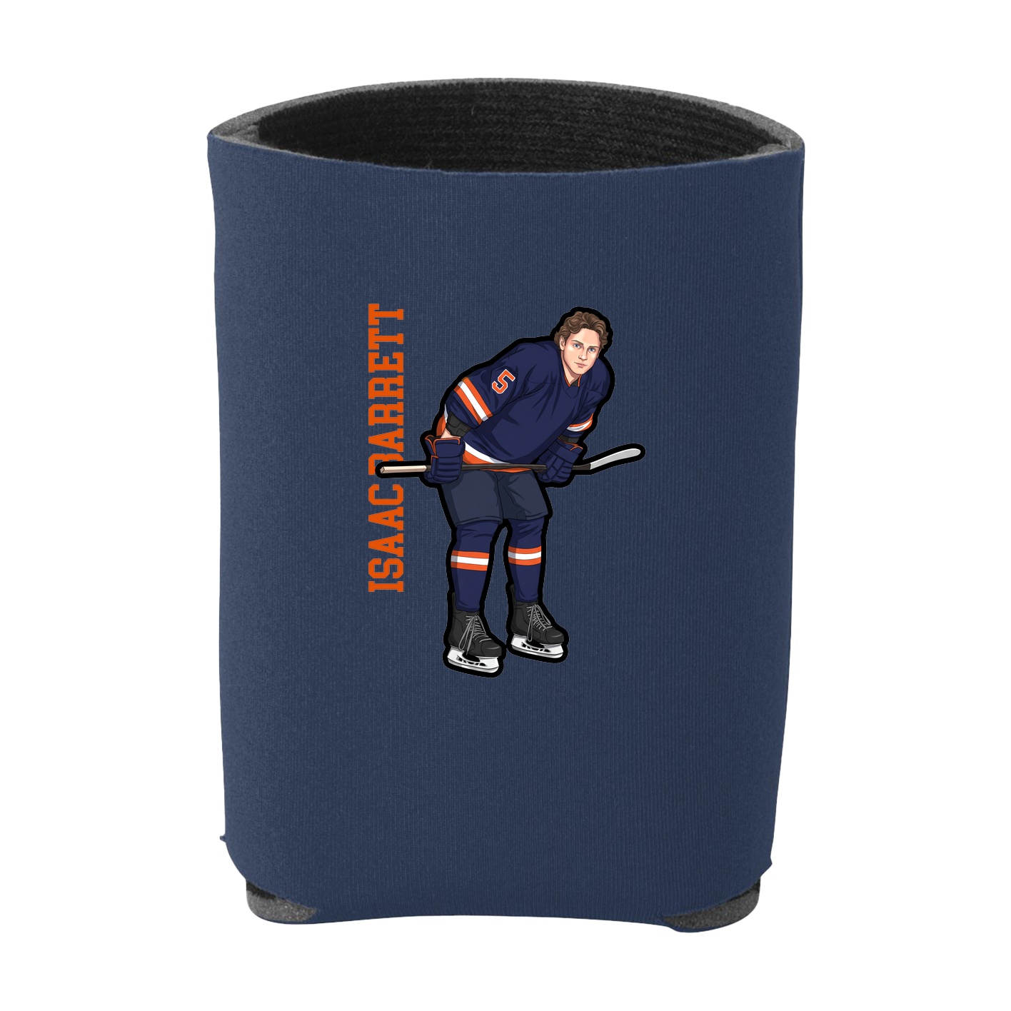 Can Holder — Name Vertical in Navy