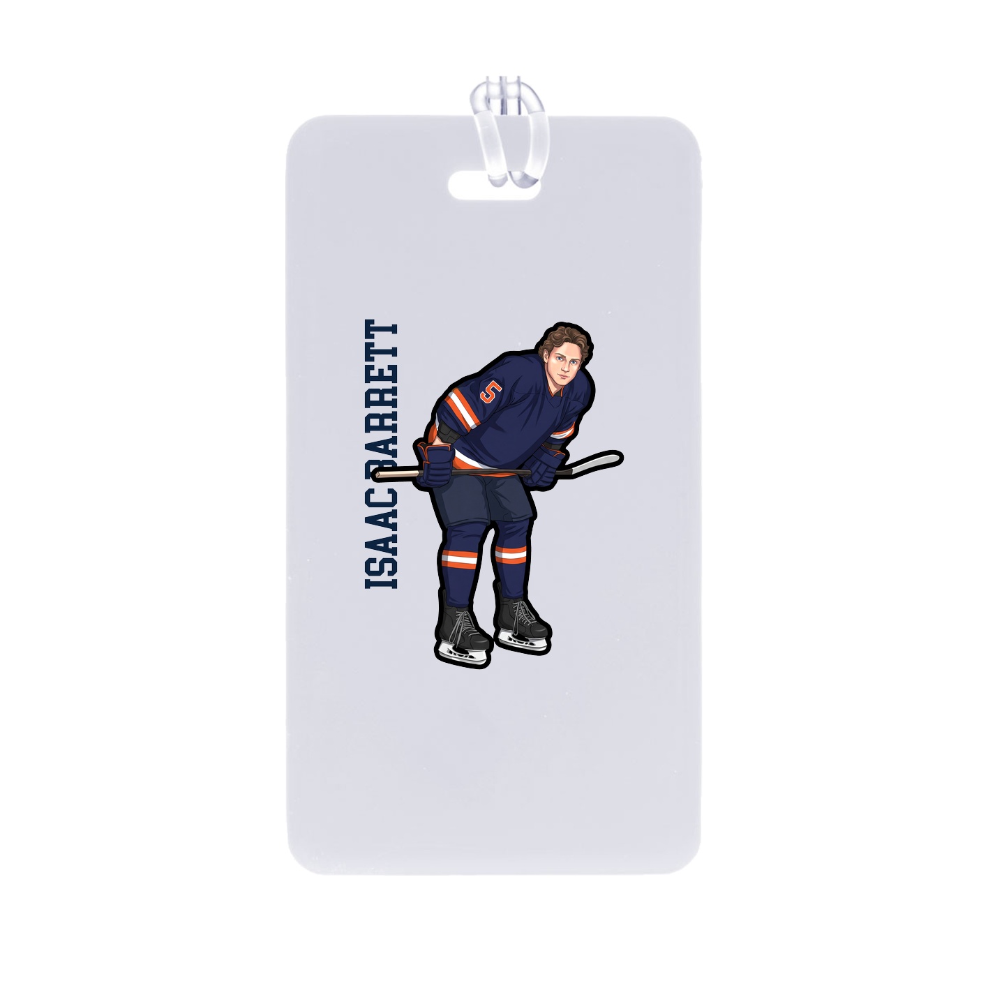 Bag Tag — Name Vertical in Classic
