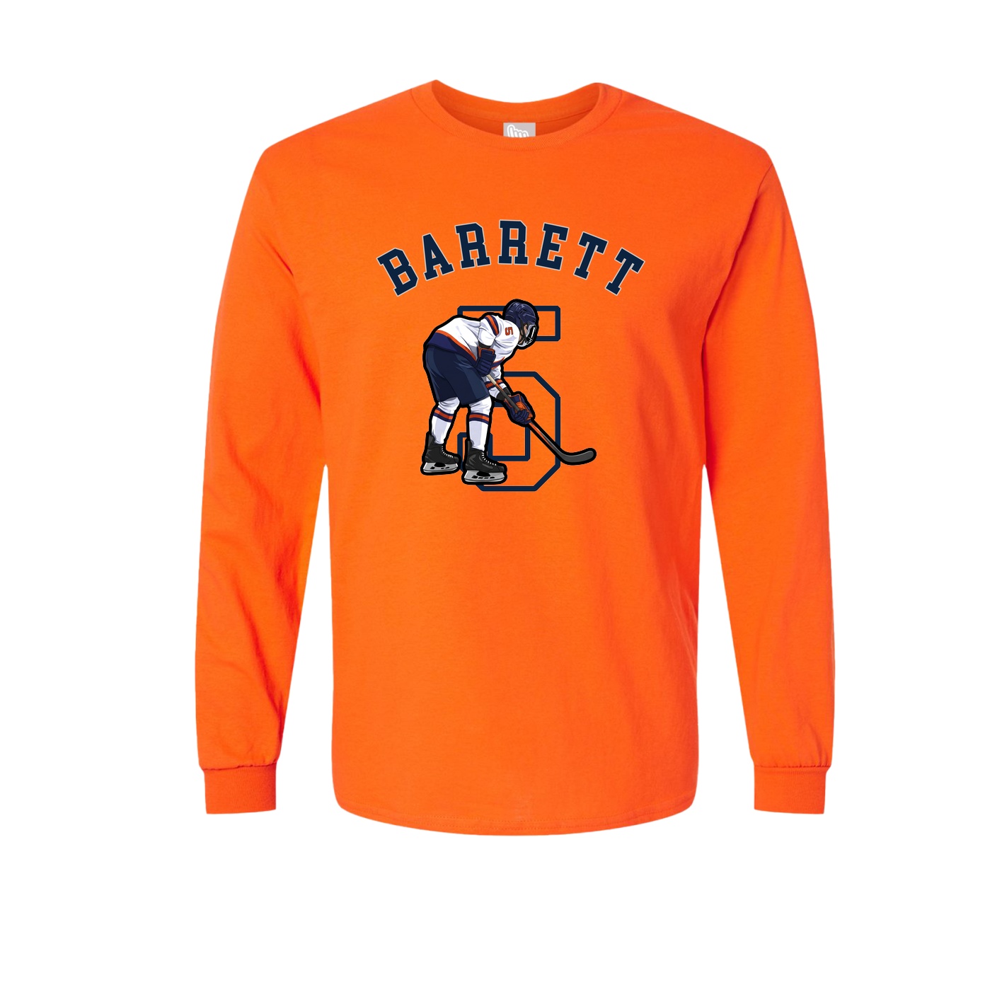 Long Sleeve Tee — Shirsey Arch in Orange