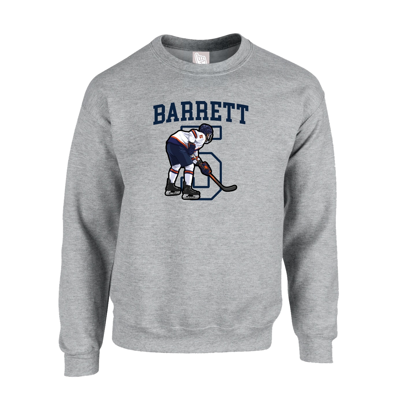 Fleece Crew — Shirsey in Grey