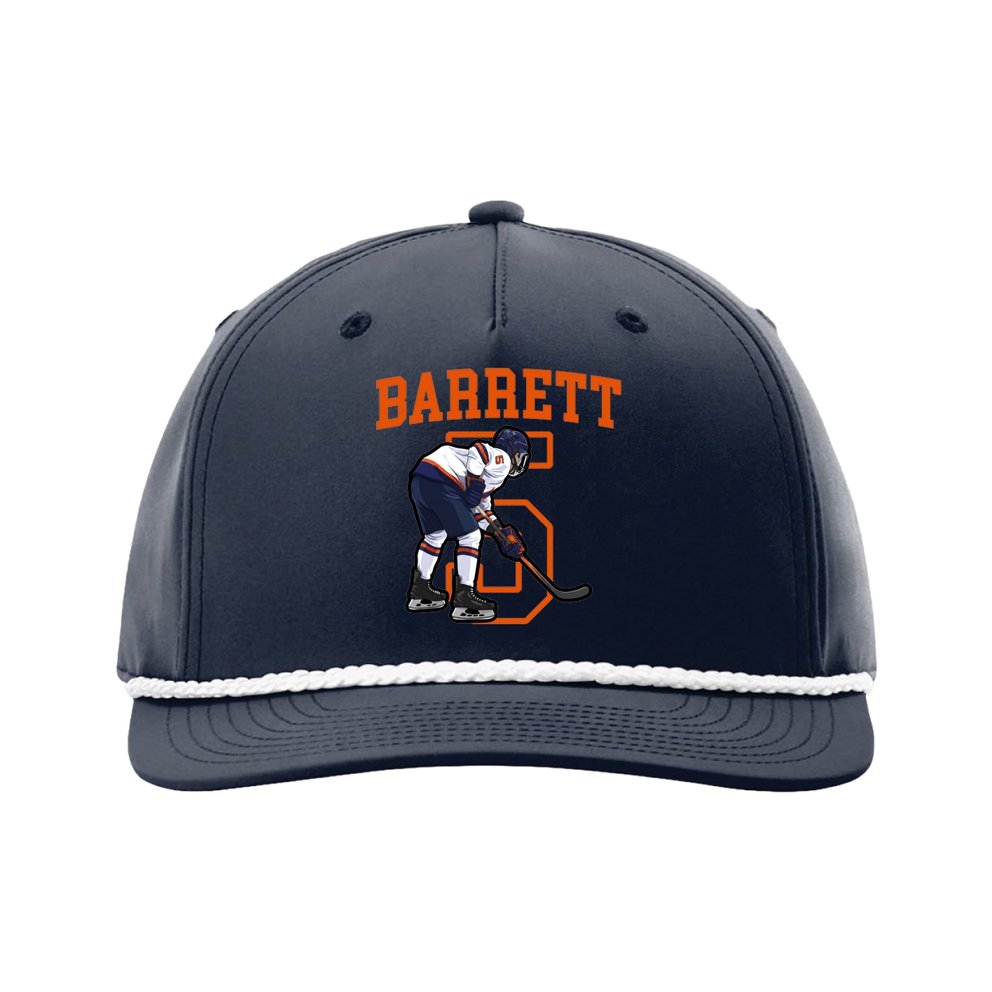 Five-Panel Classic Rope Cap — Shirsey in Navy