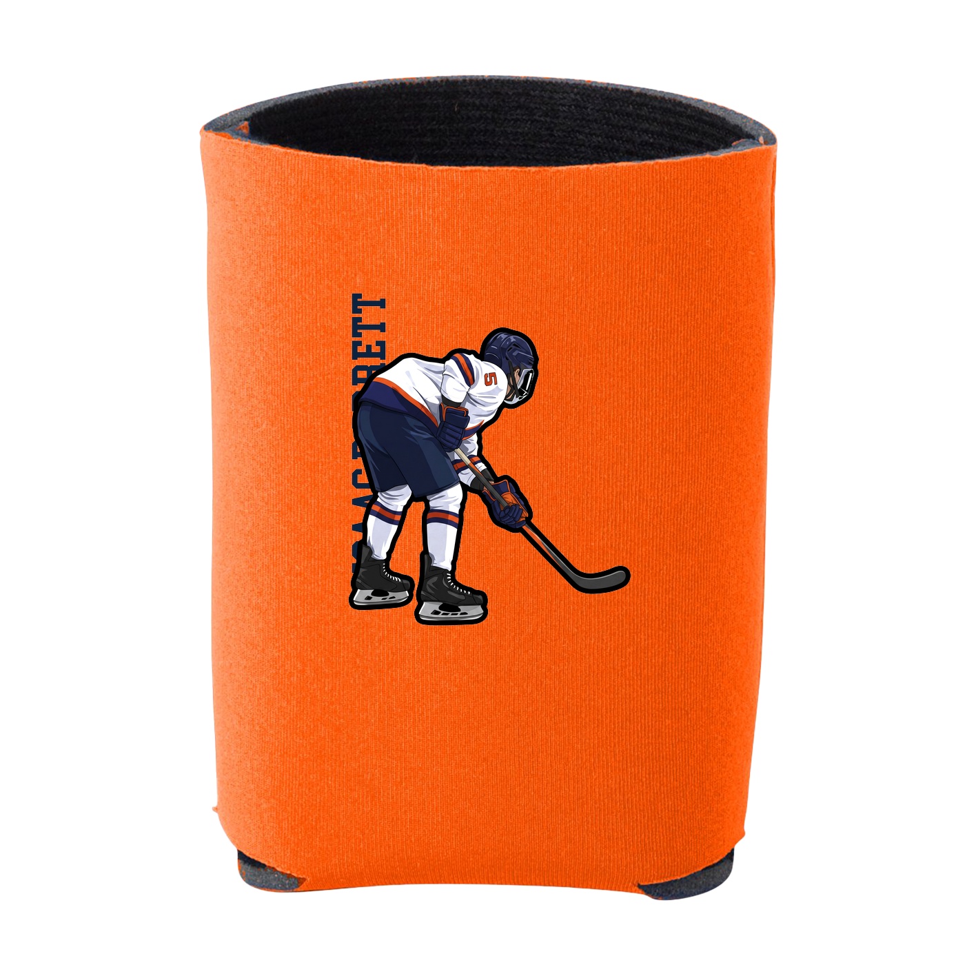Can Holder — Name Vertical in Orange