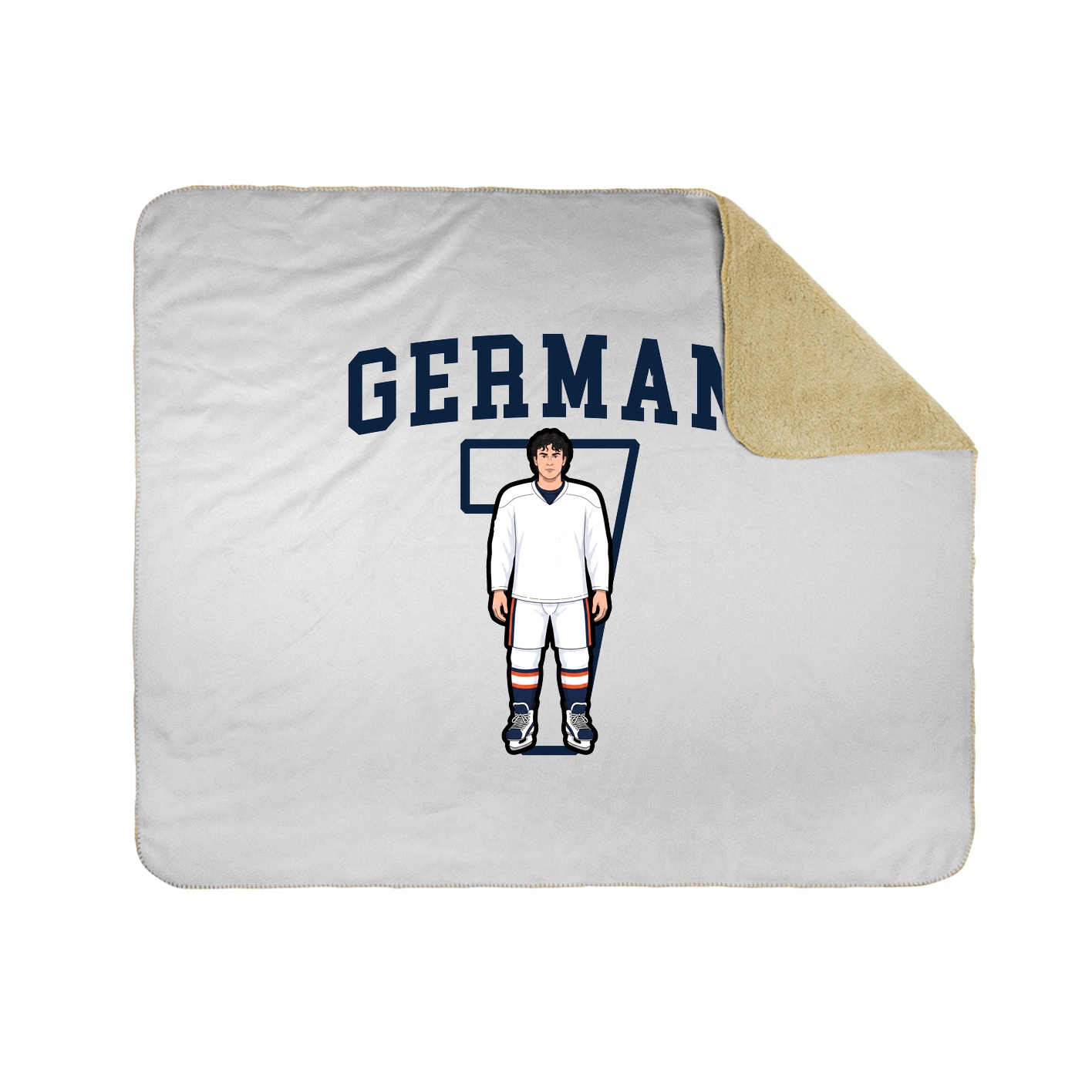 Throw Blanket — Shirsey in White