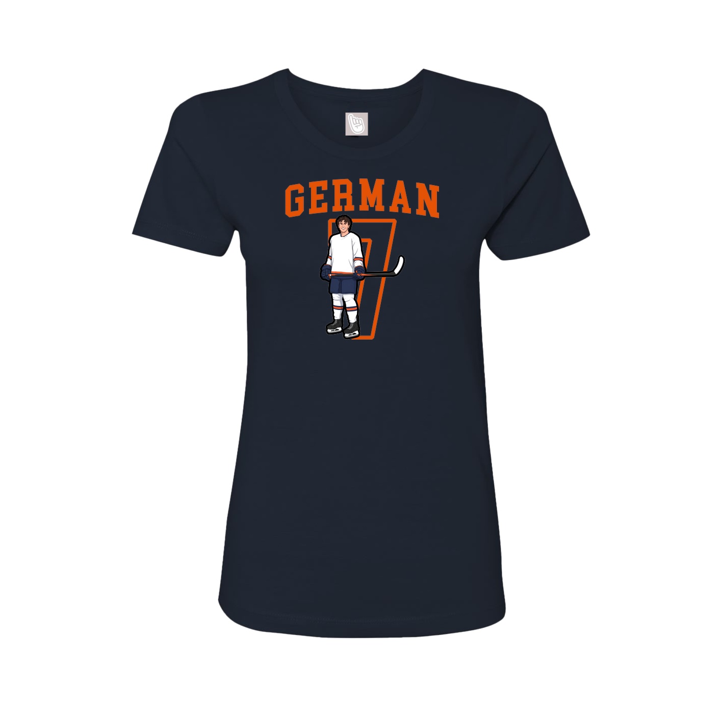 Fitted Women's Tee — Shirsey in Navy