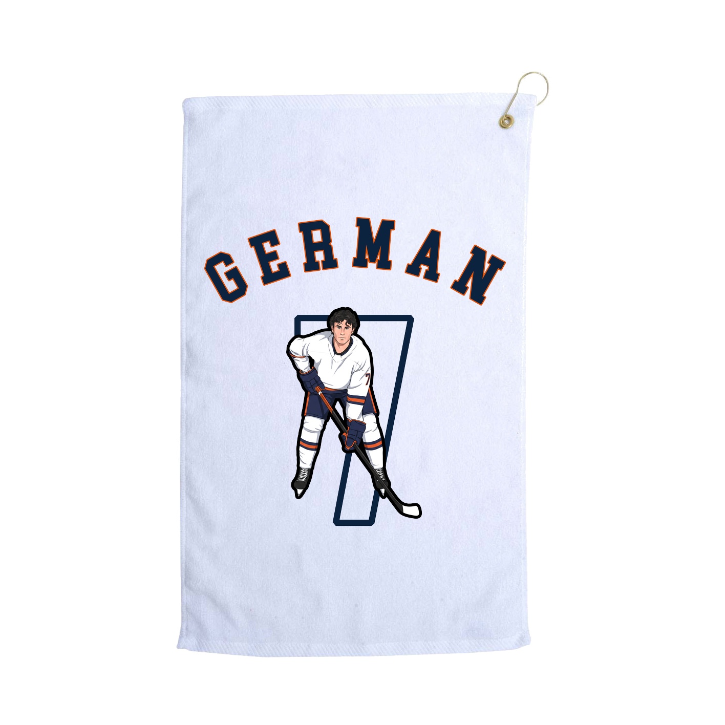 Golf Towel — Shirsey Arch in White