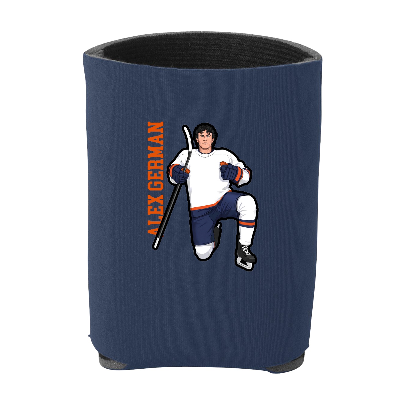 Can Holder — Name Vertical in Navy