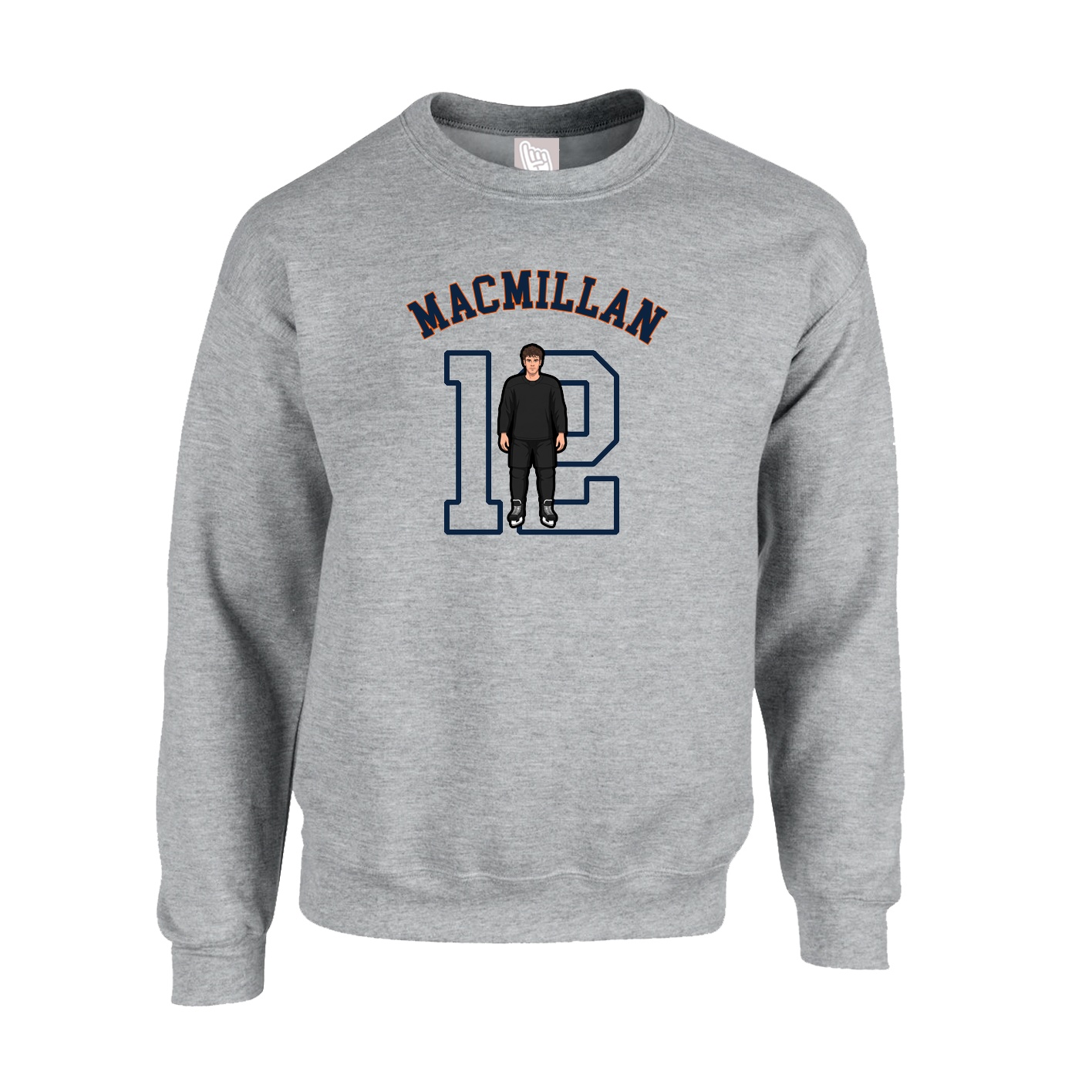 Fleece Crew — Shirsey Arch in Grey