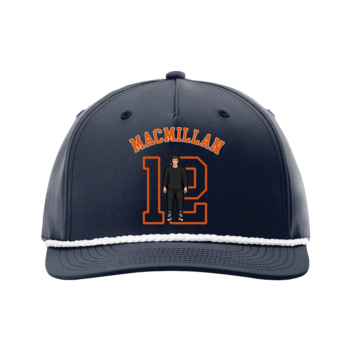 Five-Panel Classic Rope Cap — Shirsey Arch in Navy