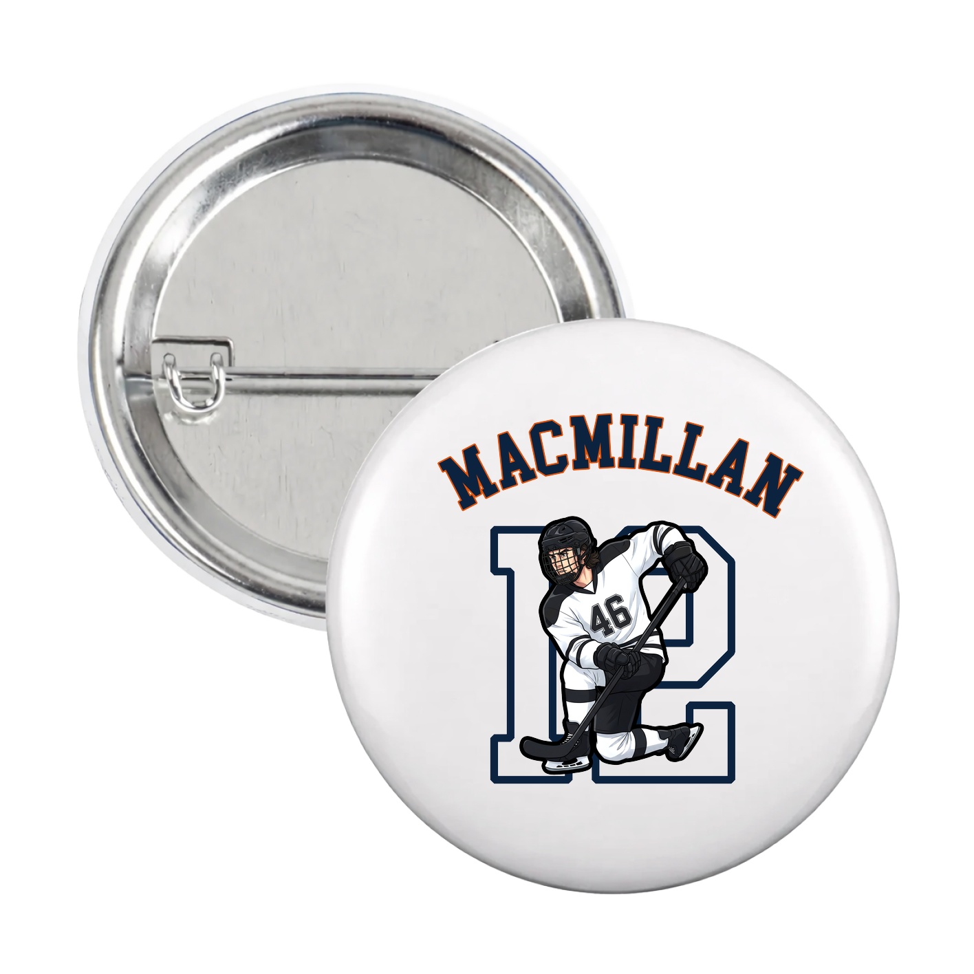 Game Day Button — Shirsey Arch in White