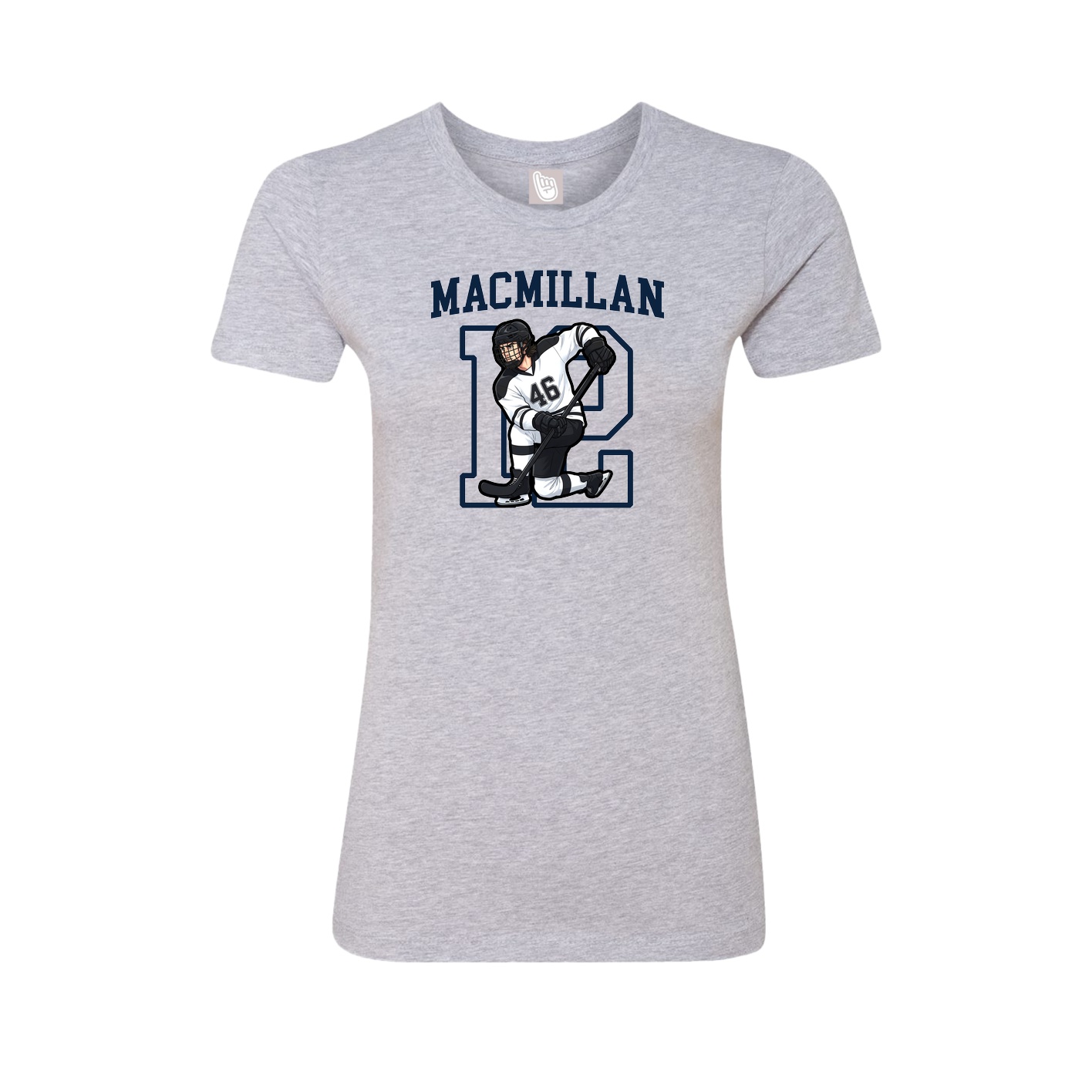 Fitted Women's Tee — Shirsey in Grey