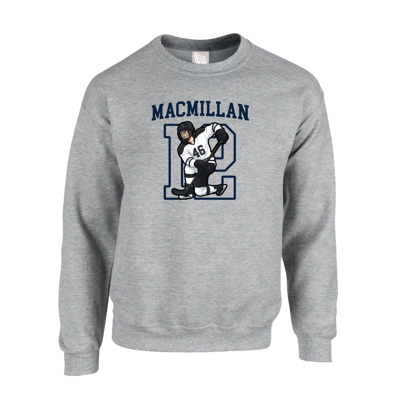 Fleece Crew — Shirsey in Grey