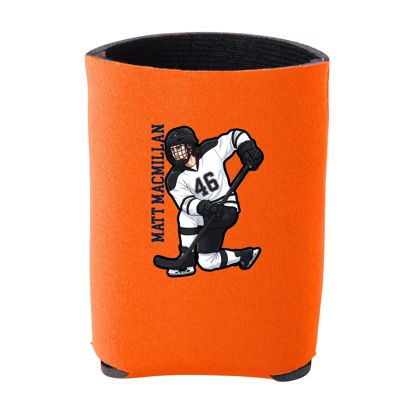 Can Holder — Name Vertical in Orange