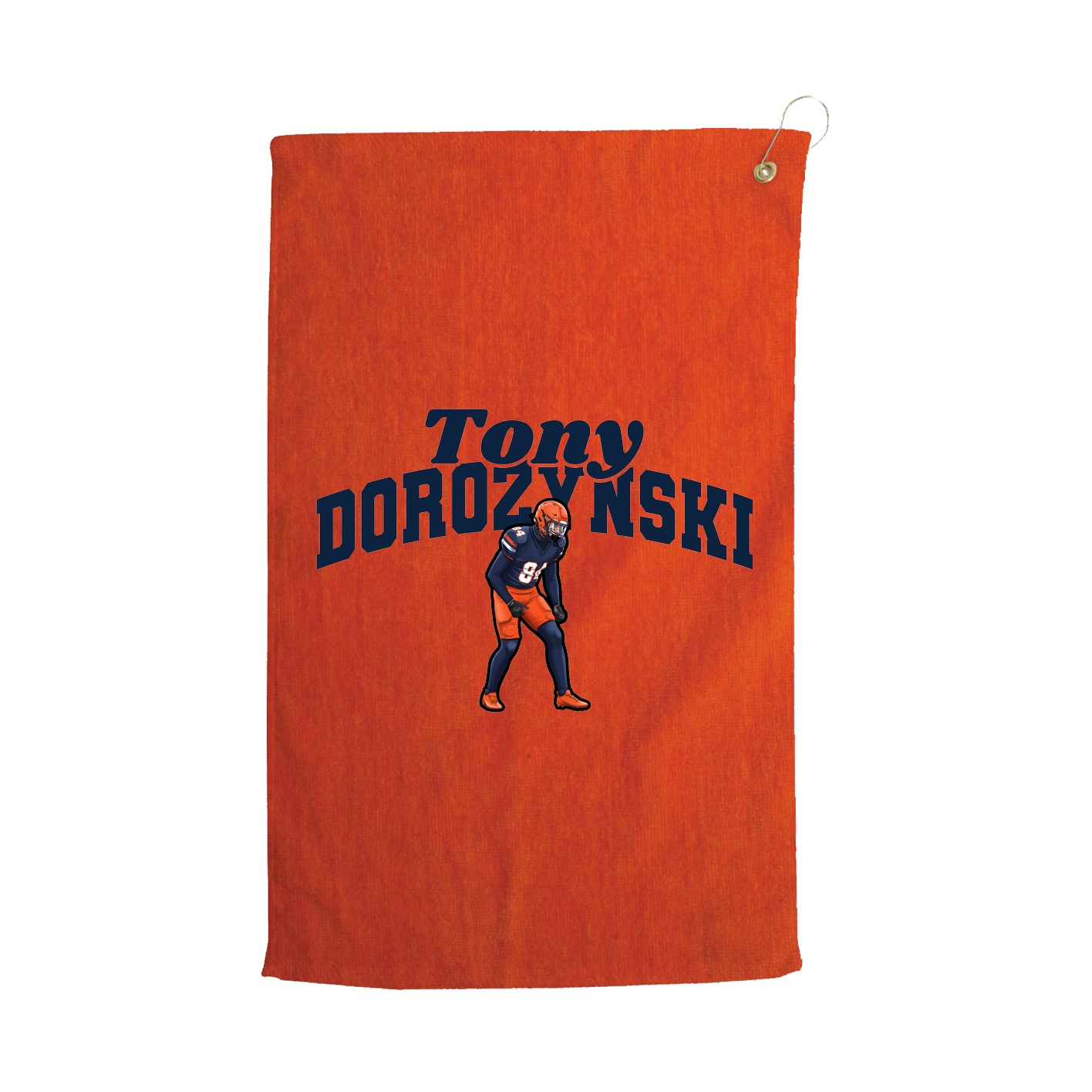 Golf Towel — Signature Arch in Orange