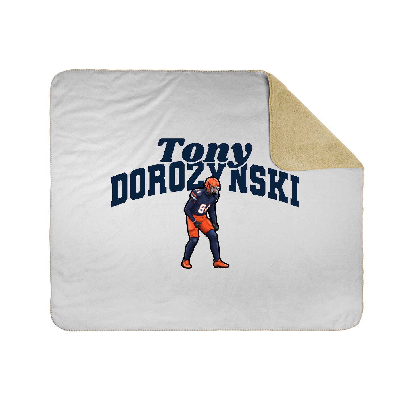Throw Blanket — Signature Arch in White