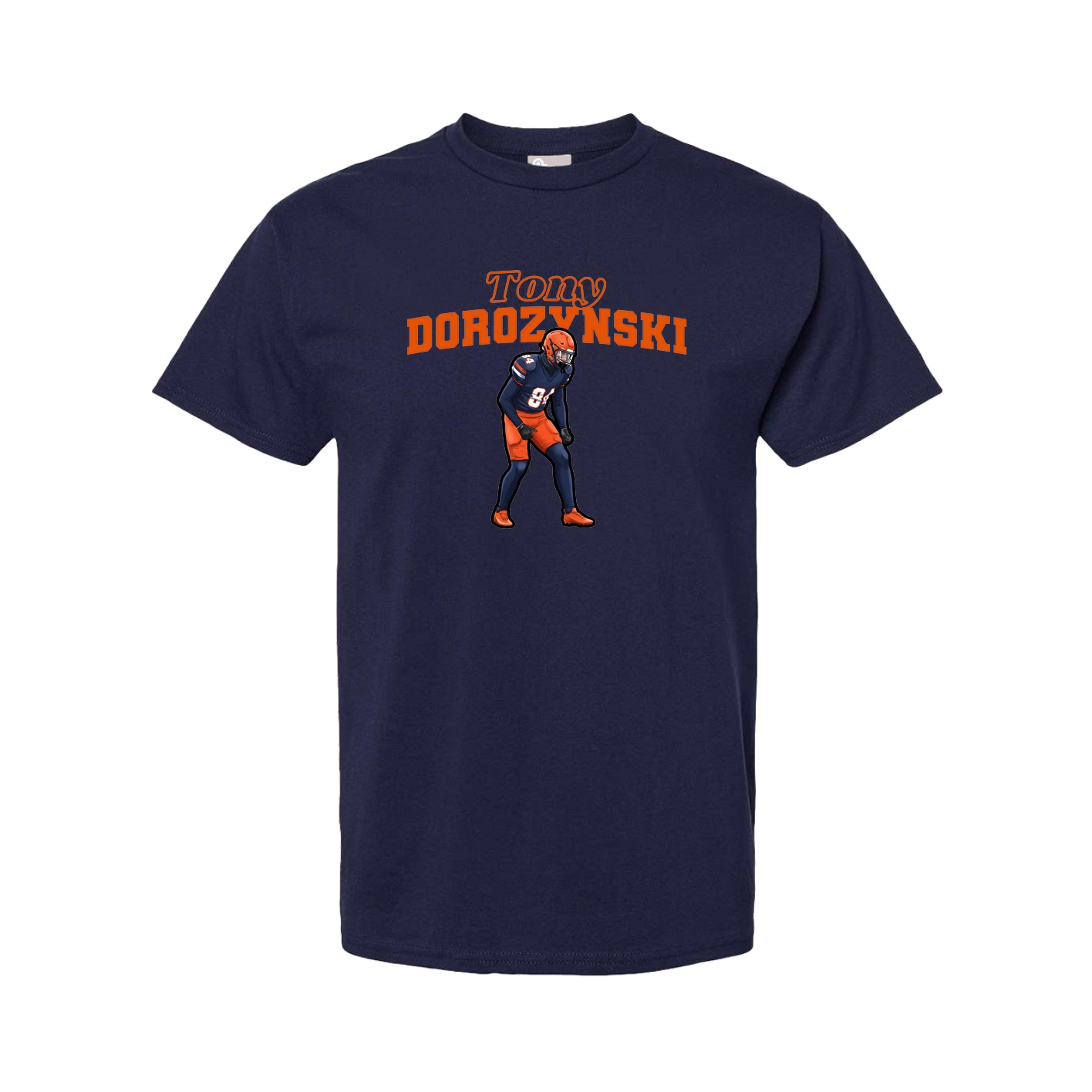 Tee — Name Arch in Navy