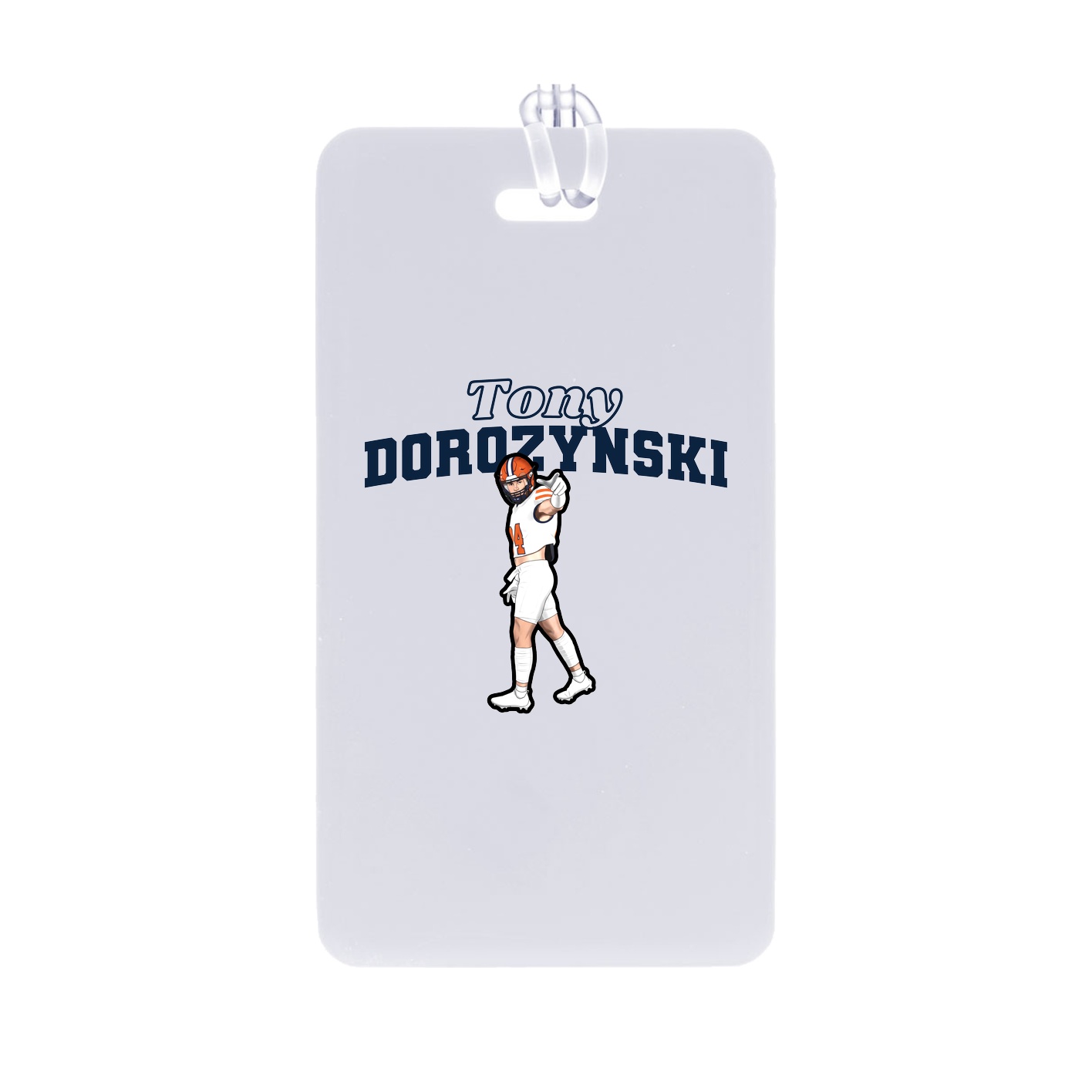 Bag Tag — Name Arch in Classic