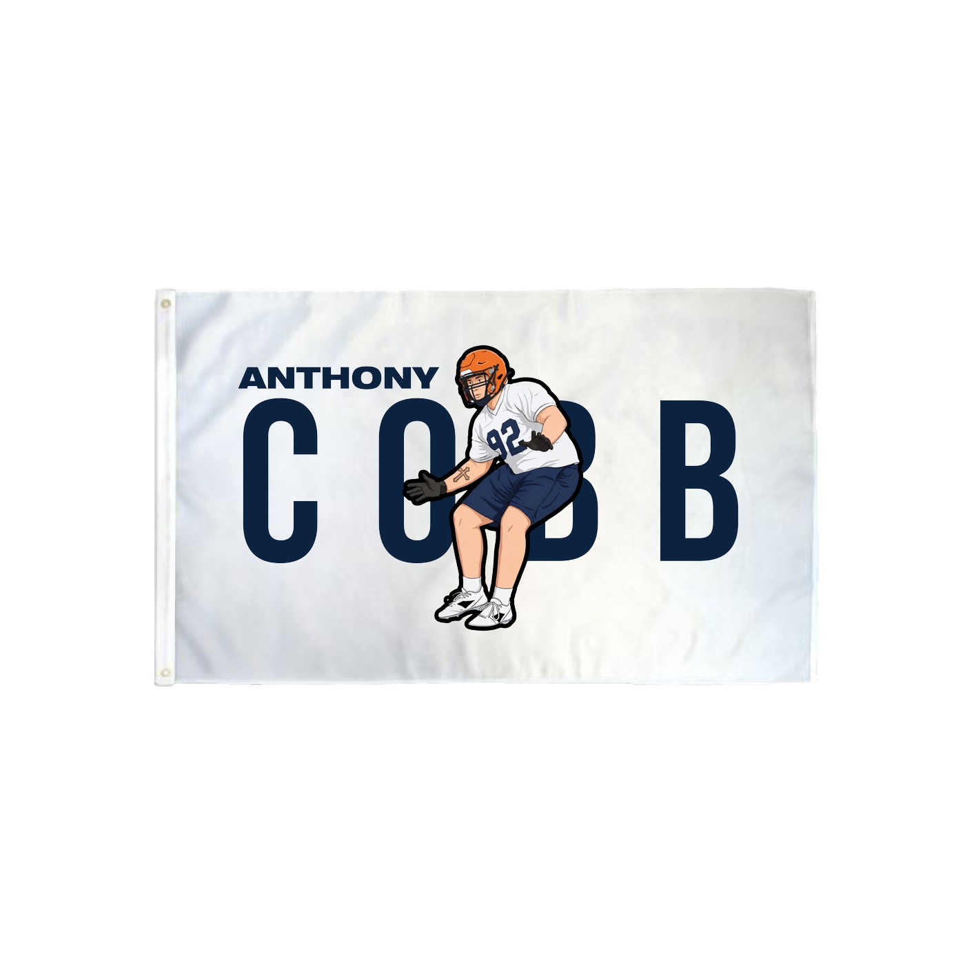 3x5 Flag — Player Name in Classic