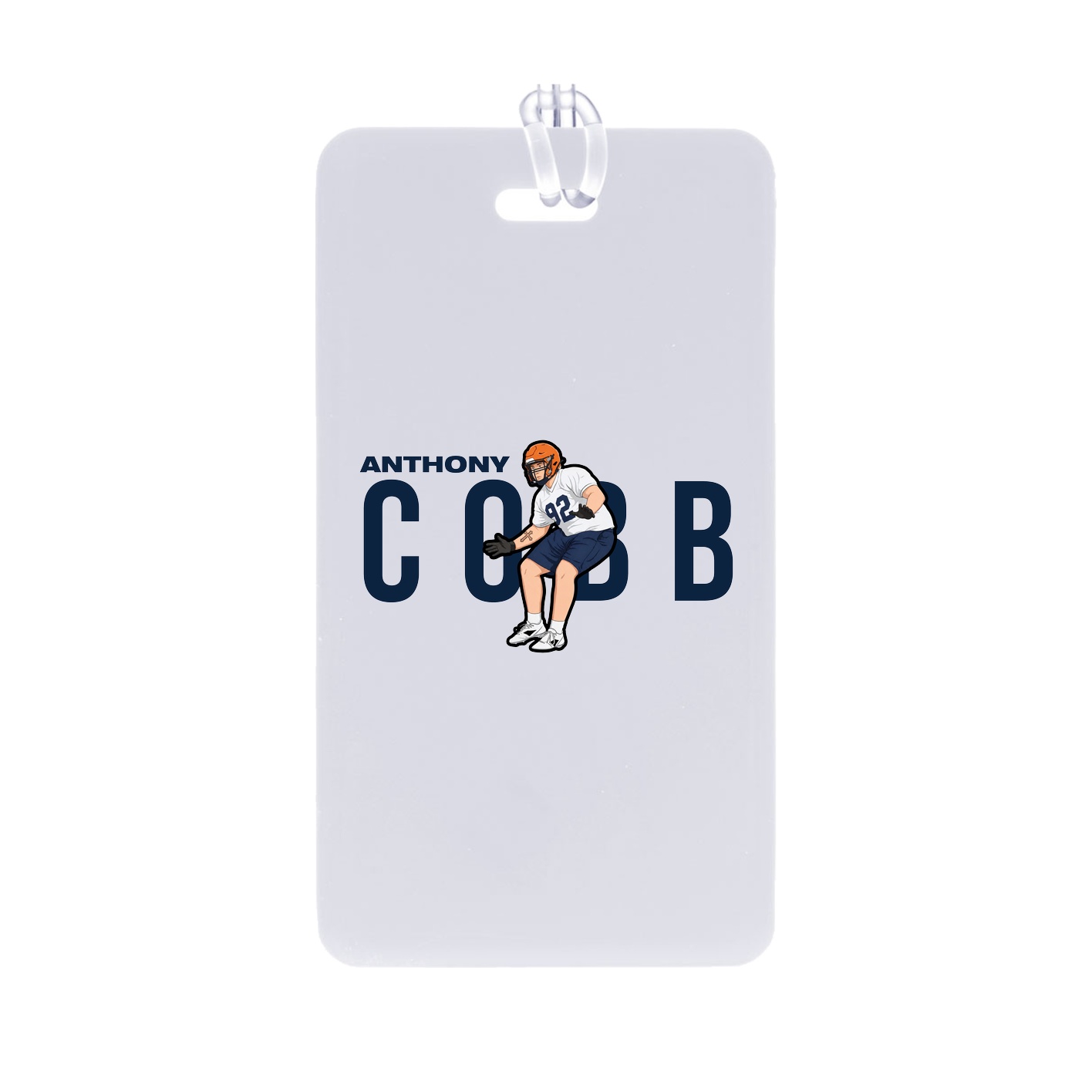Bag Tag — Player Name in Classic