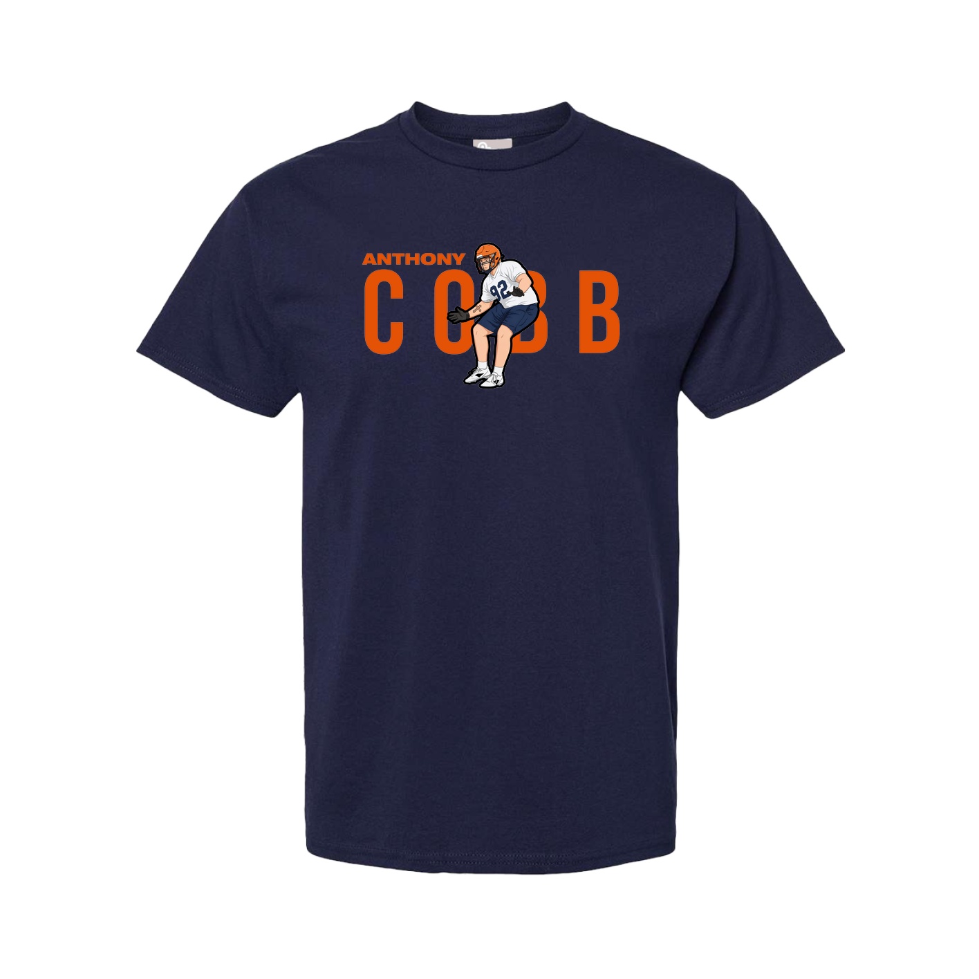 Youth Tee — Player Name in Navy