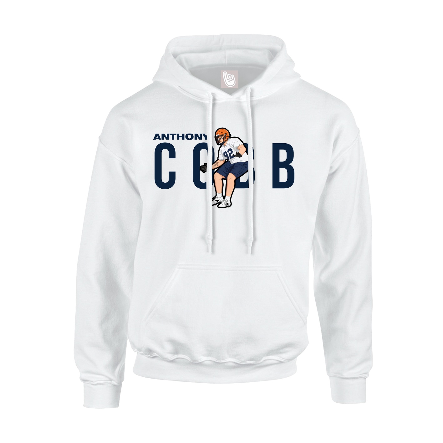 Hoodie — Player Name in White