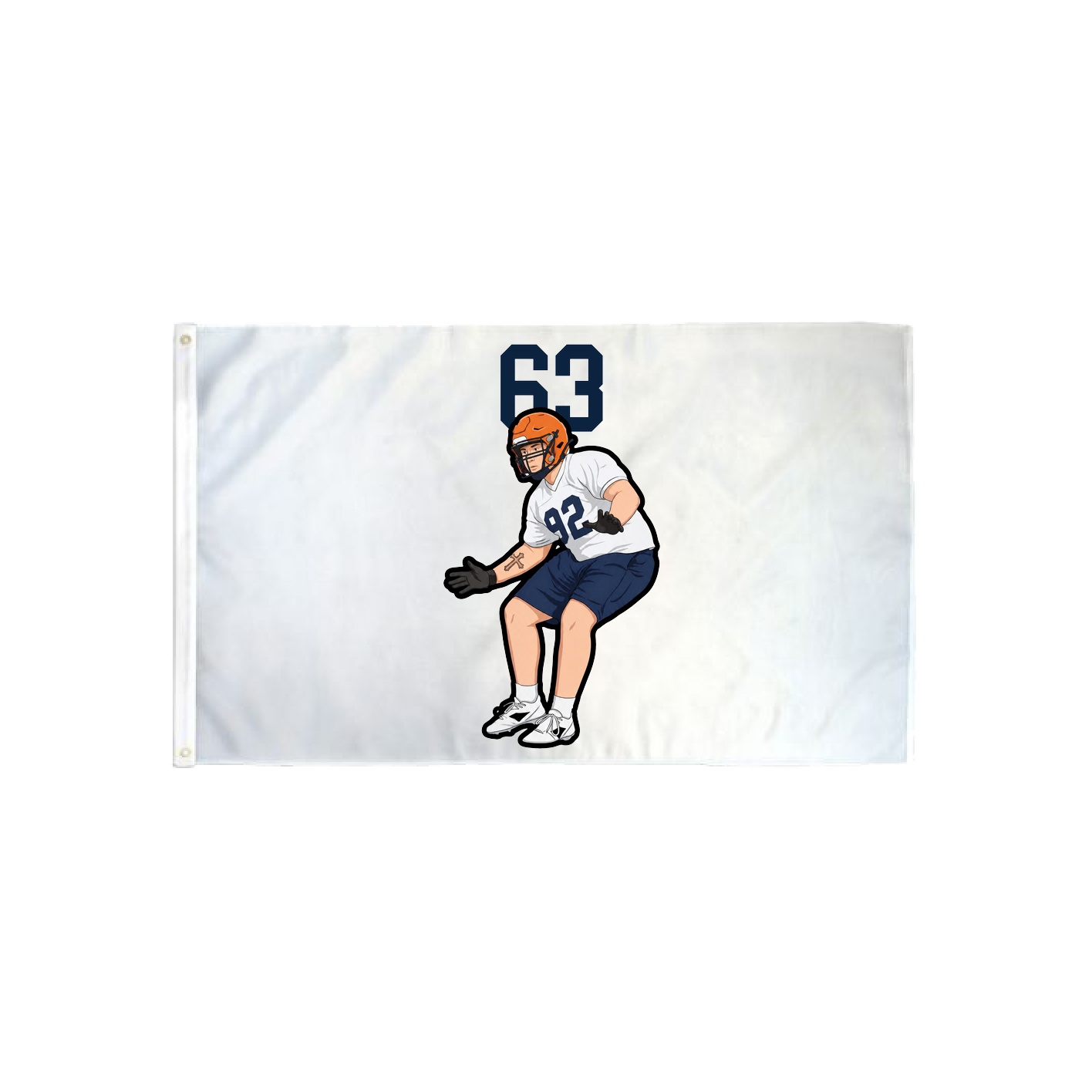 3x5 Flag — Number Top in Classic