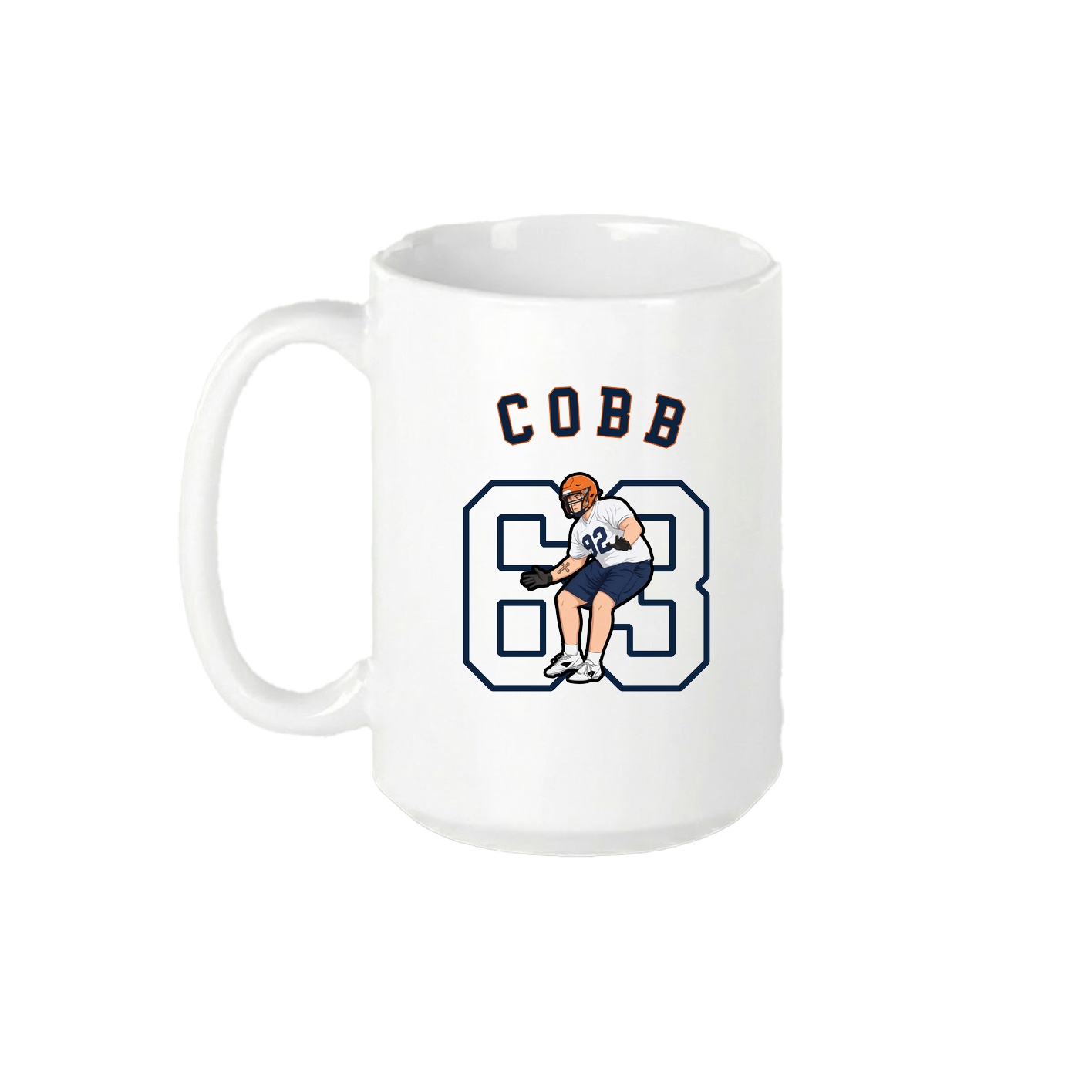 15oz Coffee Mug — Shirsey Arch in White