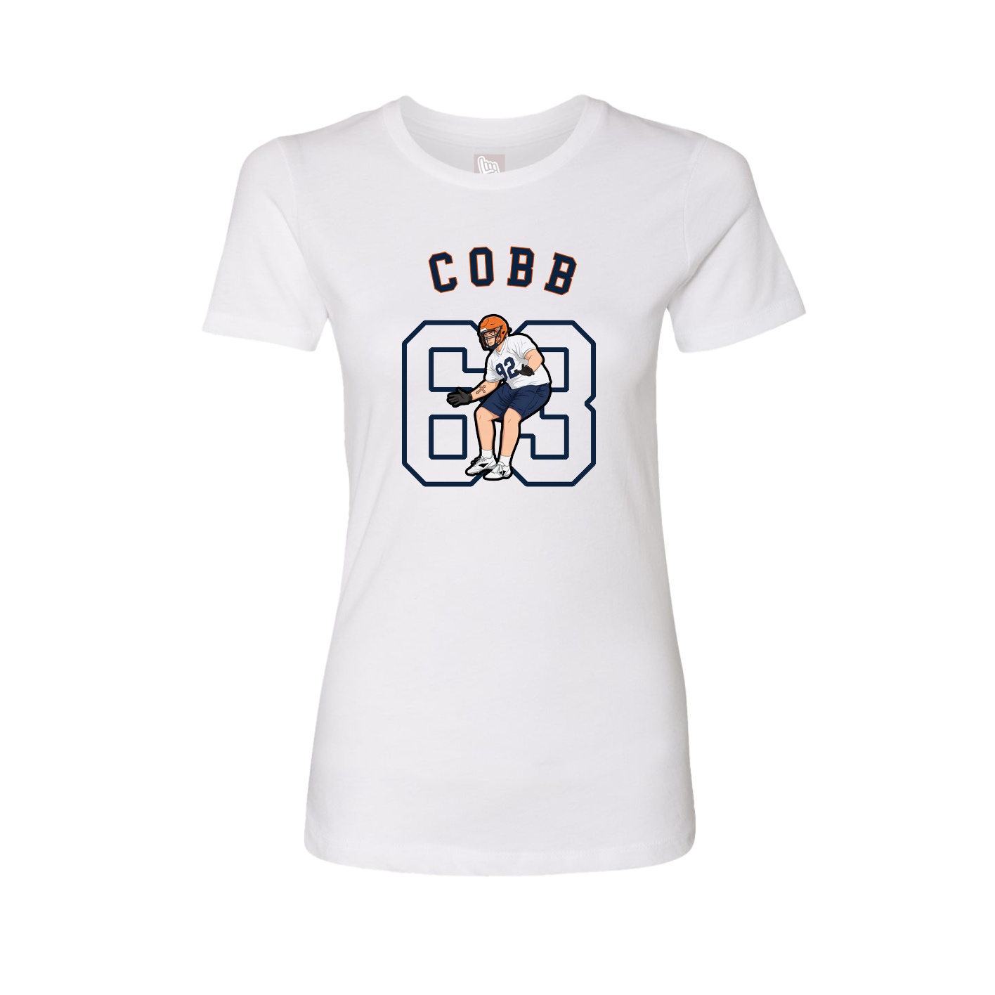 Fitted Women's Tee — Shirsey Arch in White