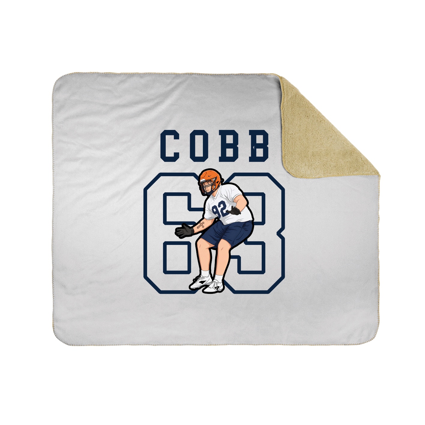 Throw Blanket — Shirsey in White