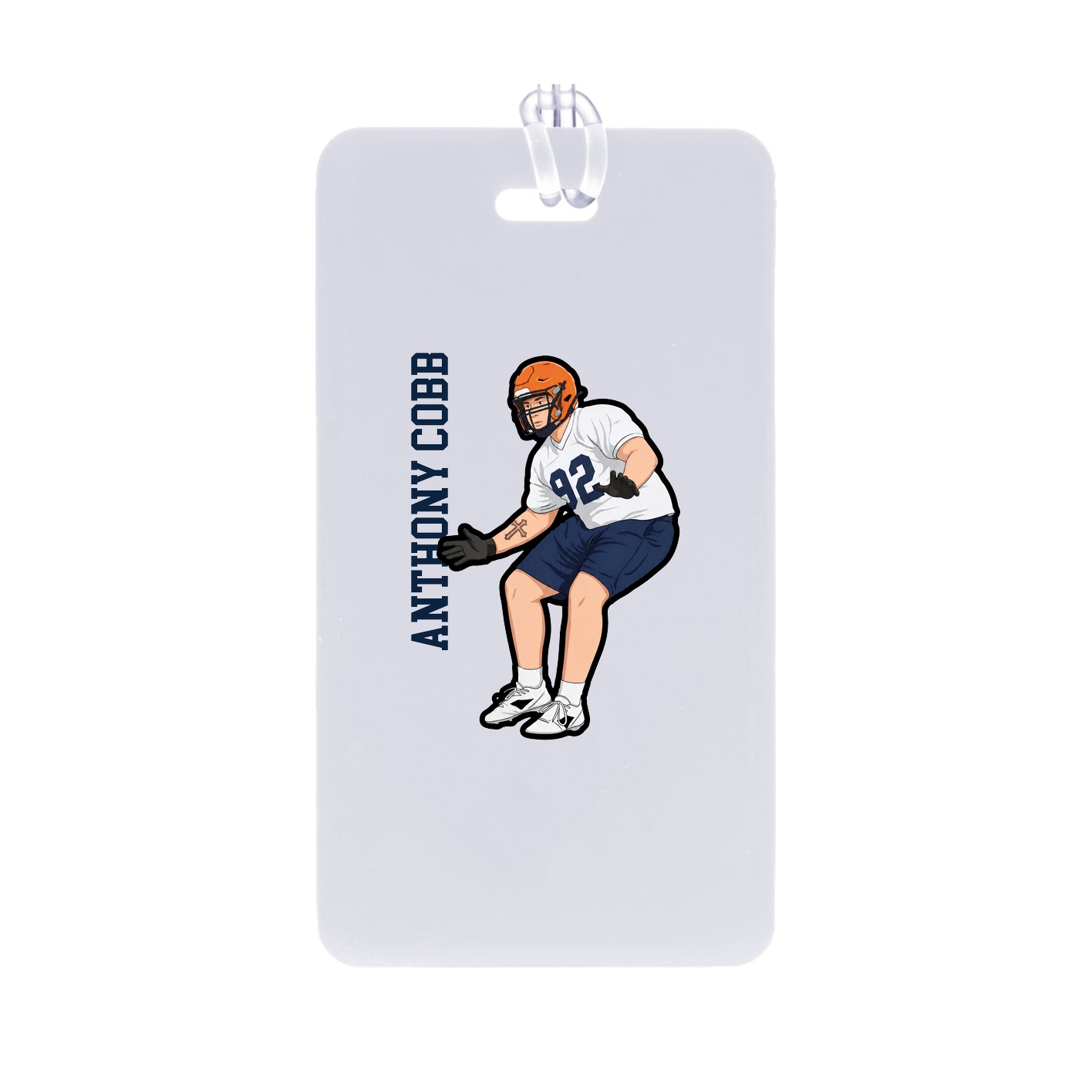 Bag Tag — Name Vertical in Classic