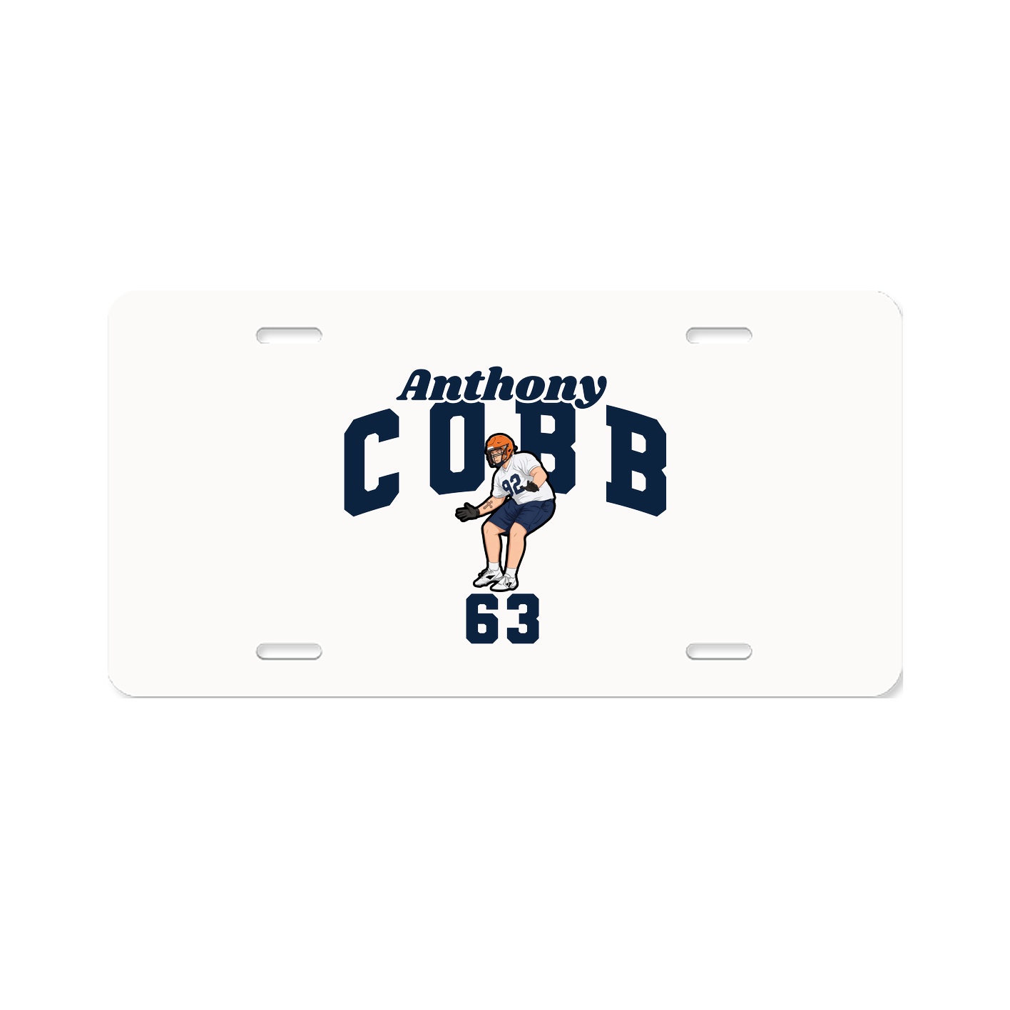 License Plate — Signature Arch in Classic