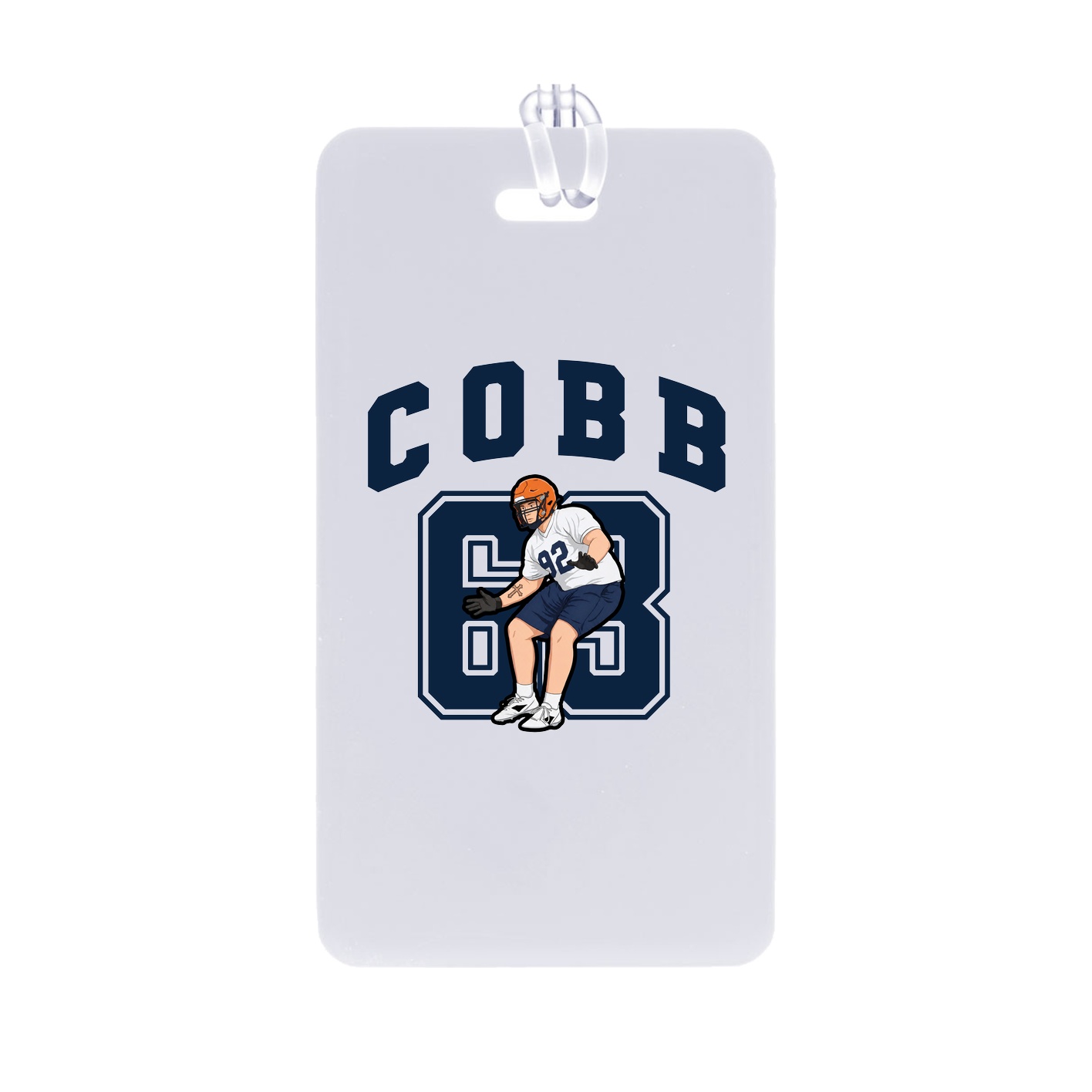Bag Tag — Number in Classic