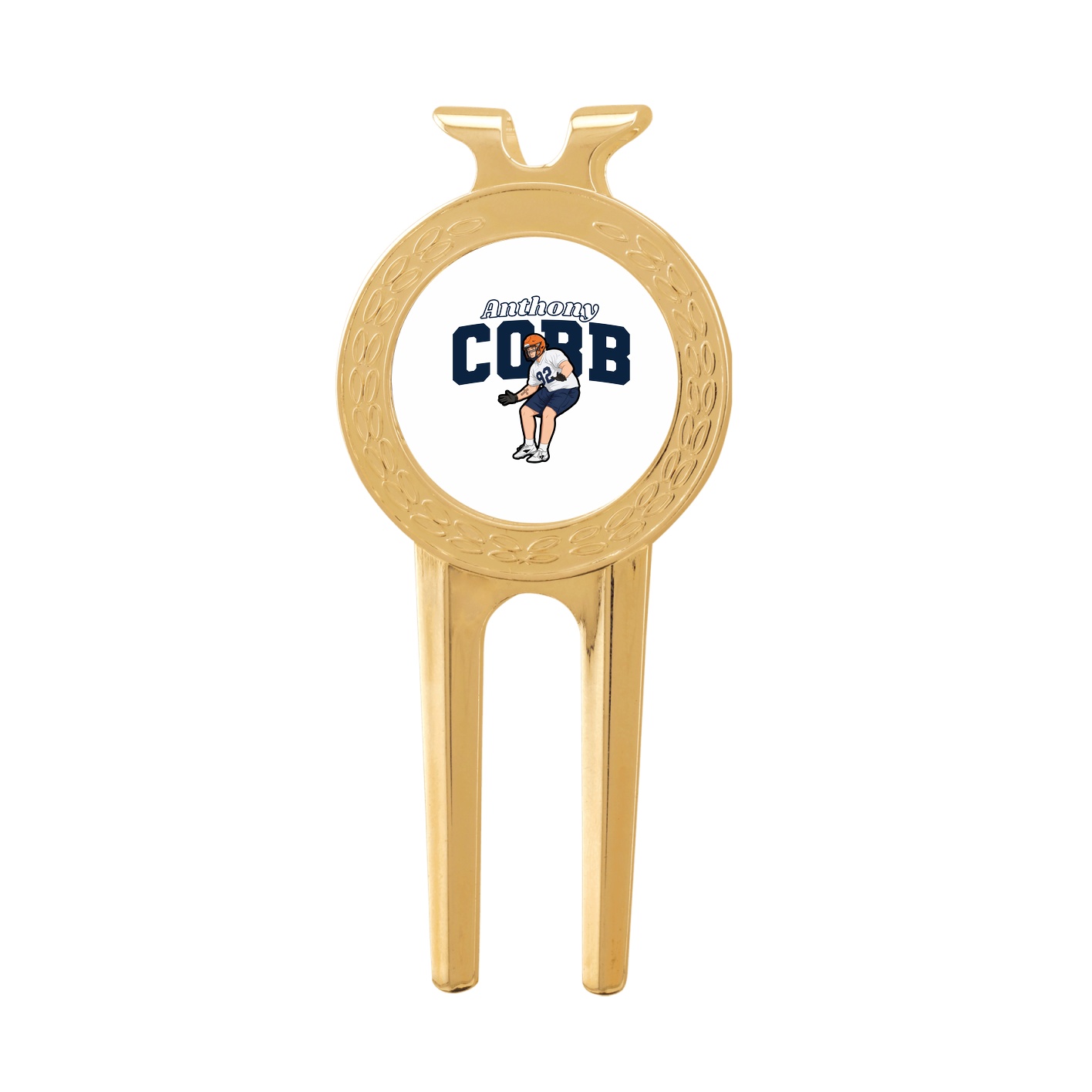 Divot Tool with Ball Marker — Name Arch in Classic