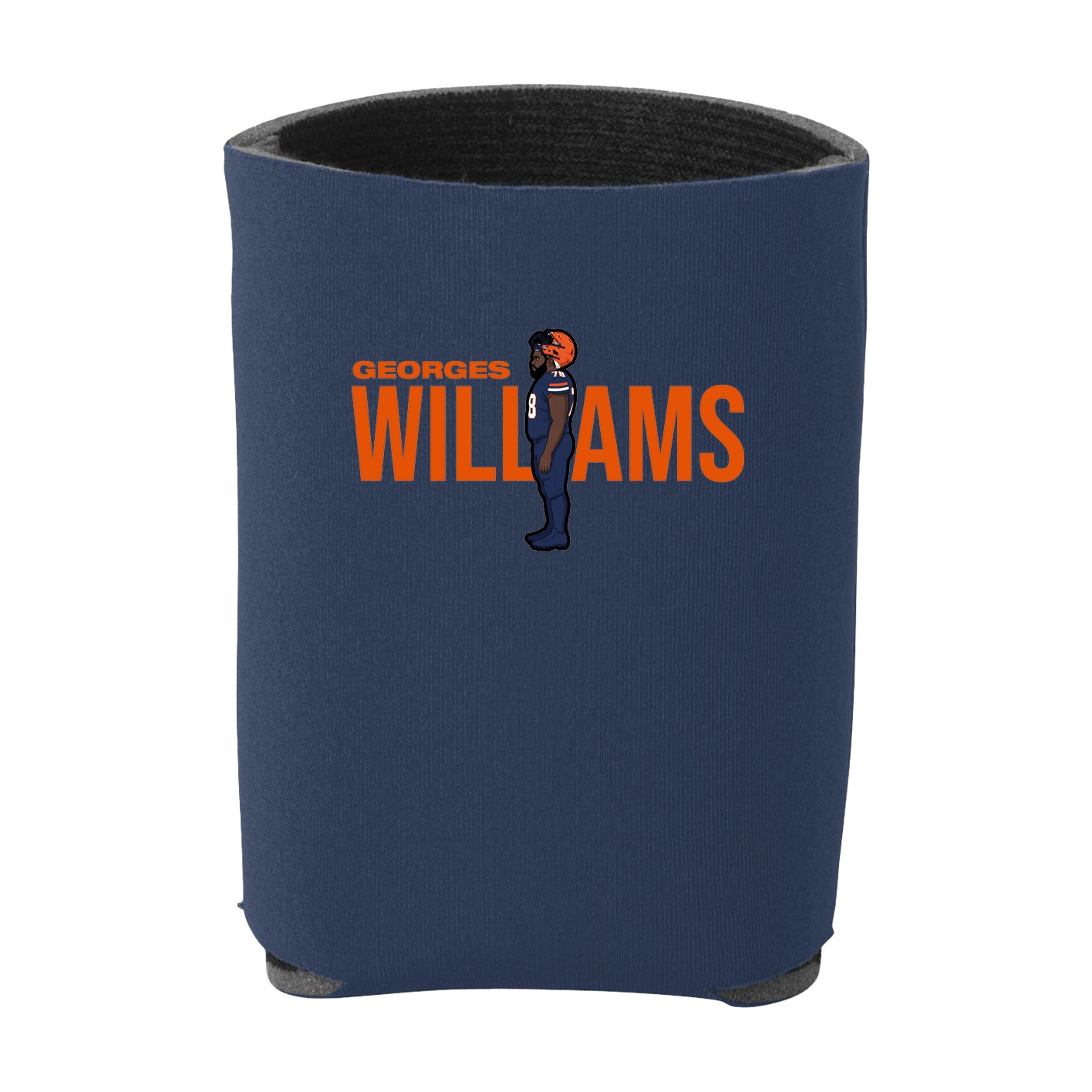 Can Holder — Player Name in Navy